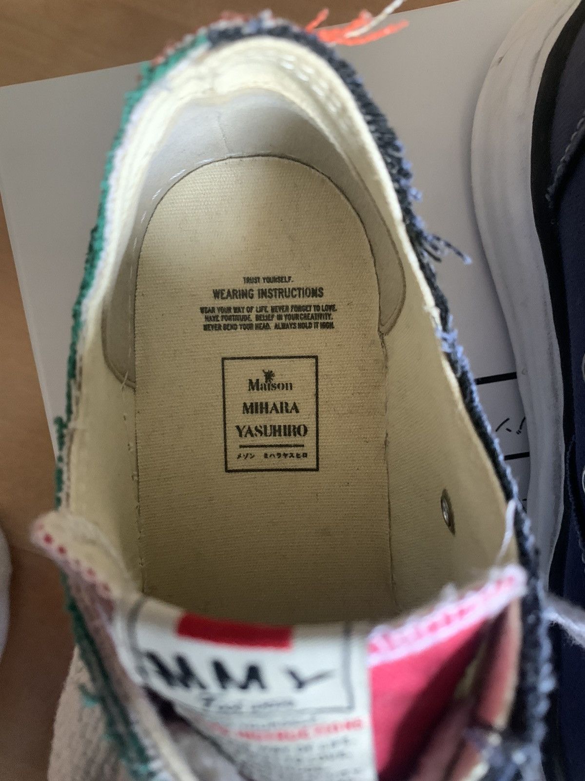 Maison MIHARA YASUHIRO Maison MIHARAYASUHIRO two tone converse low Size US 9 / EU 42 - 11 Thumbnail