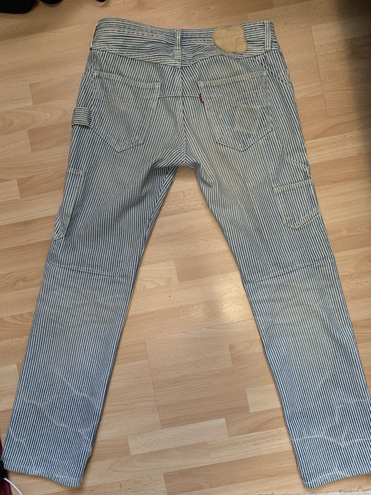 Japanese Brand Number nine Hickory denim blue/white Size US 30 / EU 46 - 7 Thumbnail