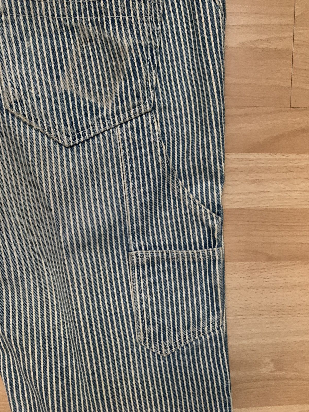 Japanese Brand Number nine Hickory denim blue/white Size US 30 / EU 46 - 9 Thumbnail