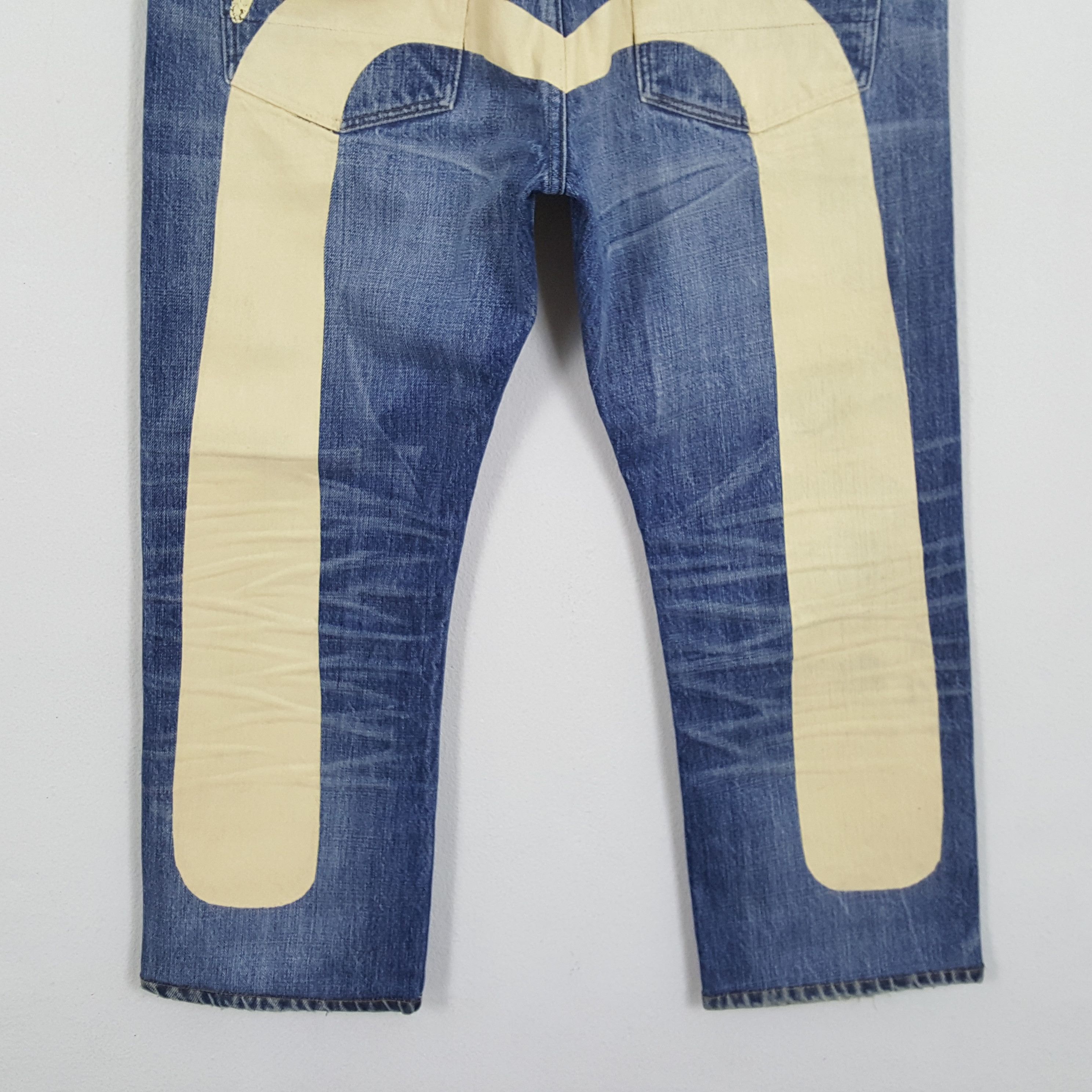 Evisu × Japanese Brand × Vintage Vintage EVISU Japanese Brand Daicock Custom Style Jeans Size US 35 - 3 Thumbnail
