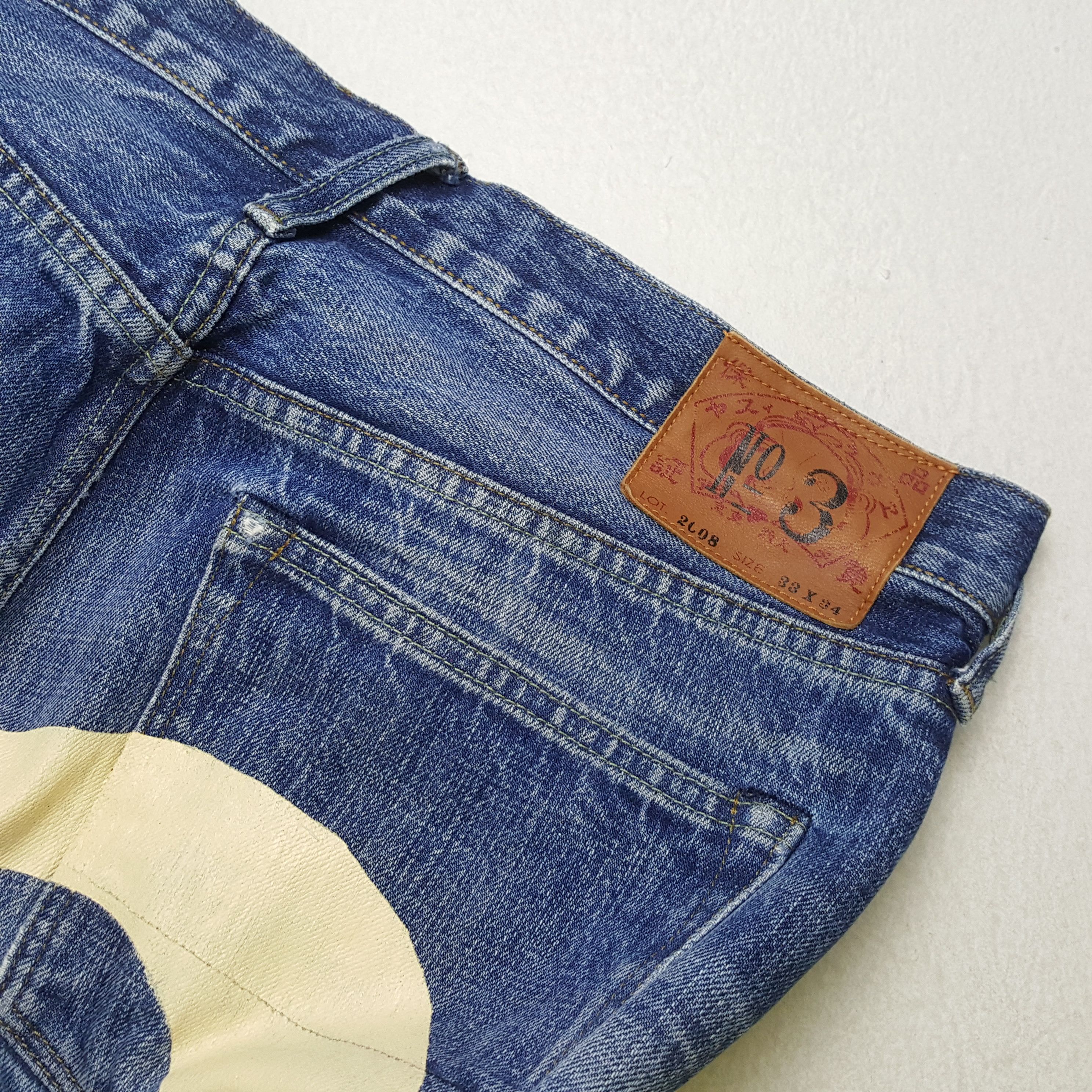 Evisu × Japanese Brand × Vintage Vintage EVISU Japanese Brand Daicock Custom Style Jeans Size US 35 - 15 Thumbnail