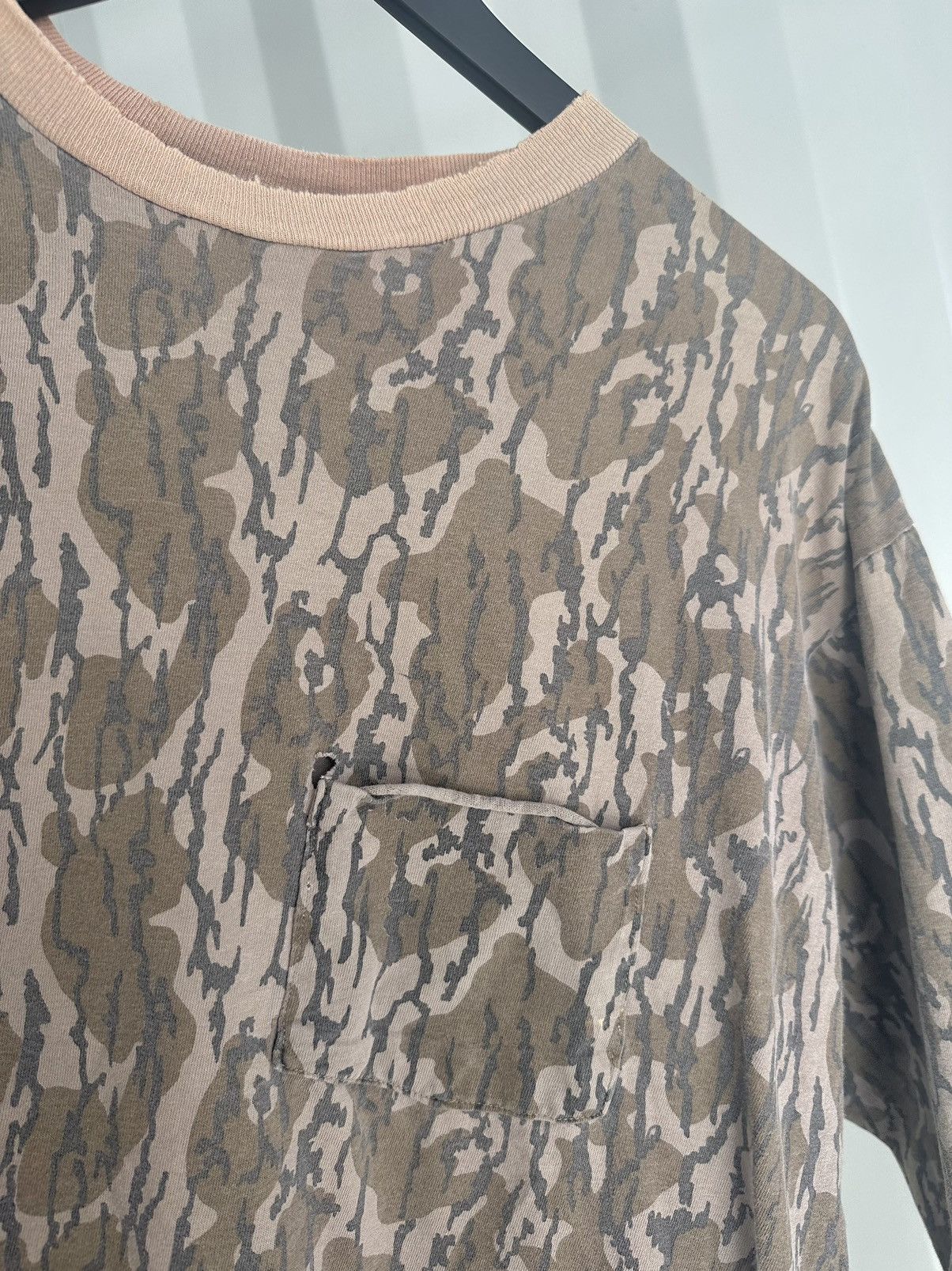 Vintage Thrashed Sun Faded Distressed Camo Long Sleeve Grunge Size US XL / EU 56 / 4 - 3 Thumbnail