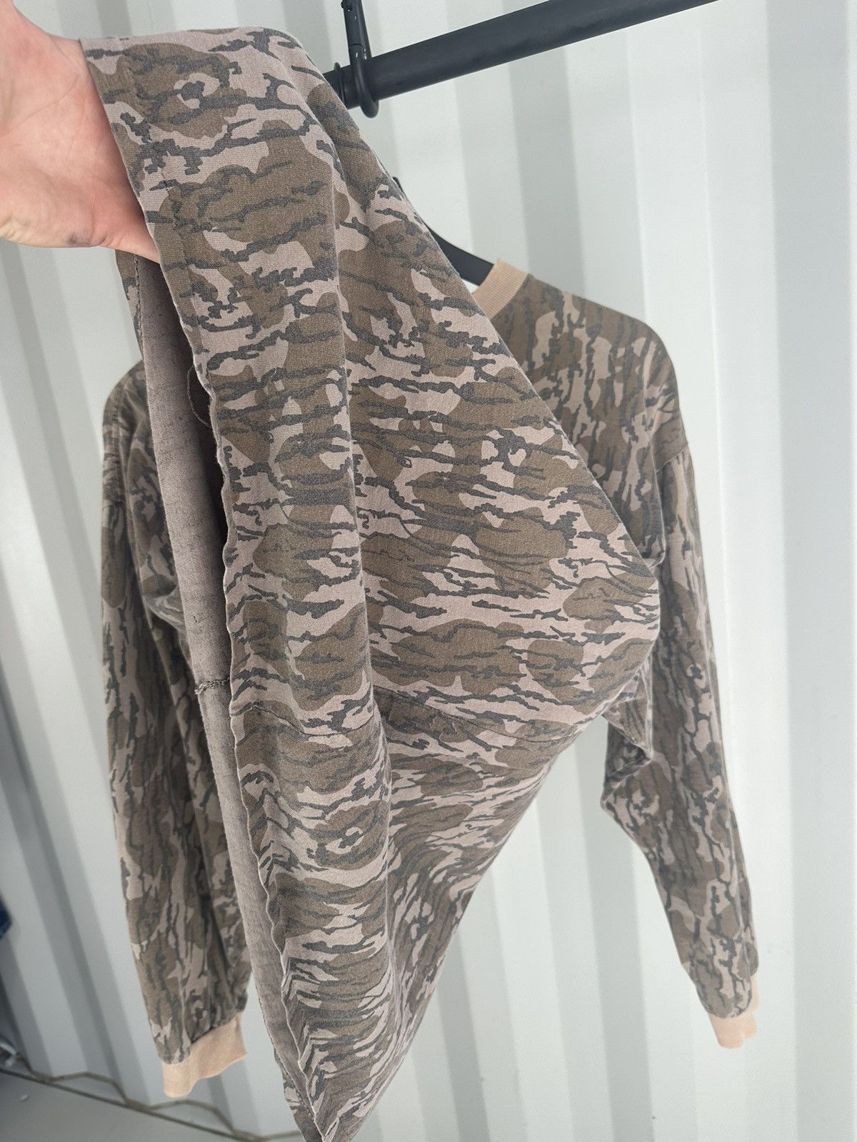 Vintage Thrashed Sun Faded Distressed Camo Long Sleeve Grunge Size US XL / EU 56 / 4 - 6 Thumbnail