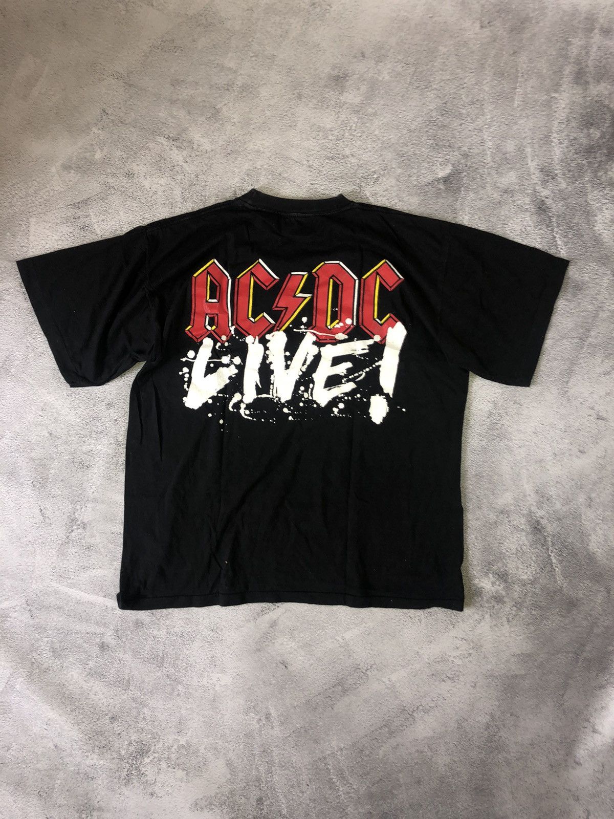AC/DC × Band Tees × Vintage Vintage Ac/Dc Live Leidseplein 1992 | Grailed
