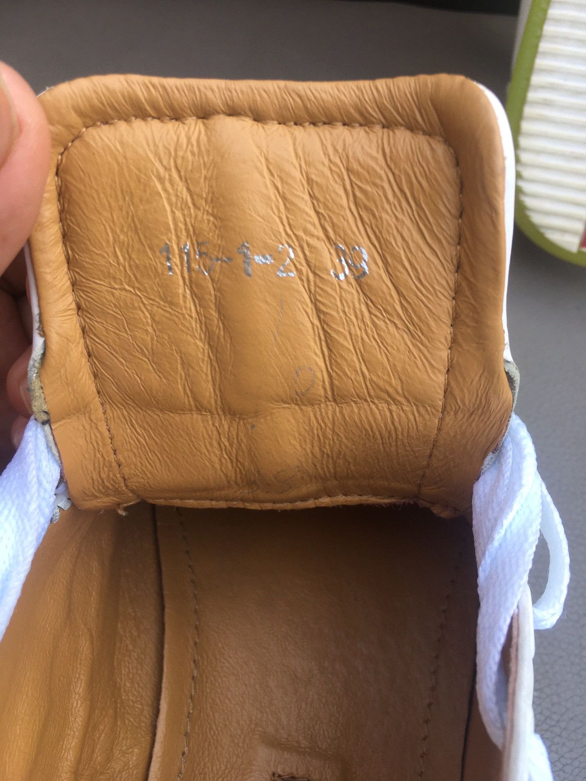 white prada leather