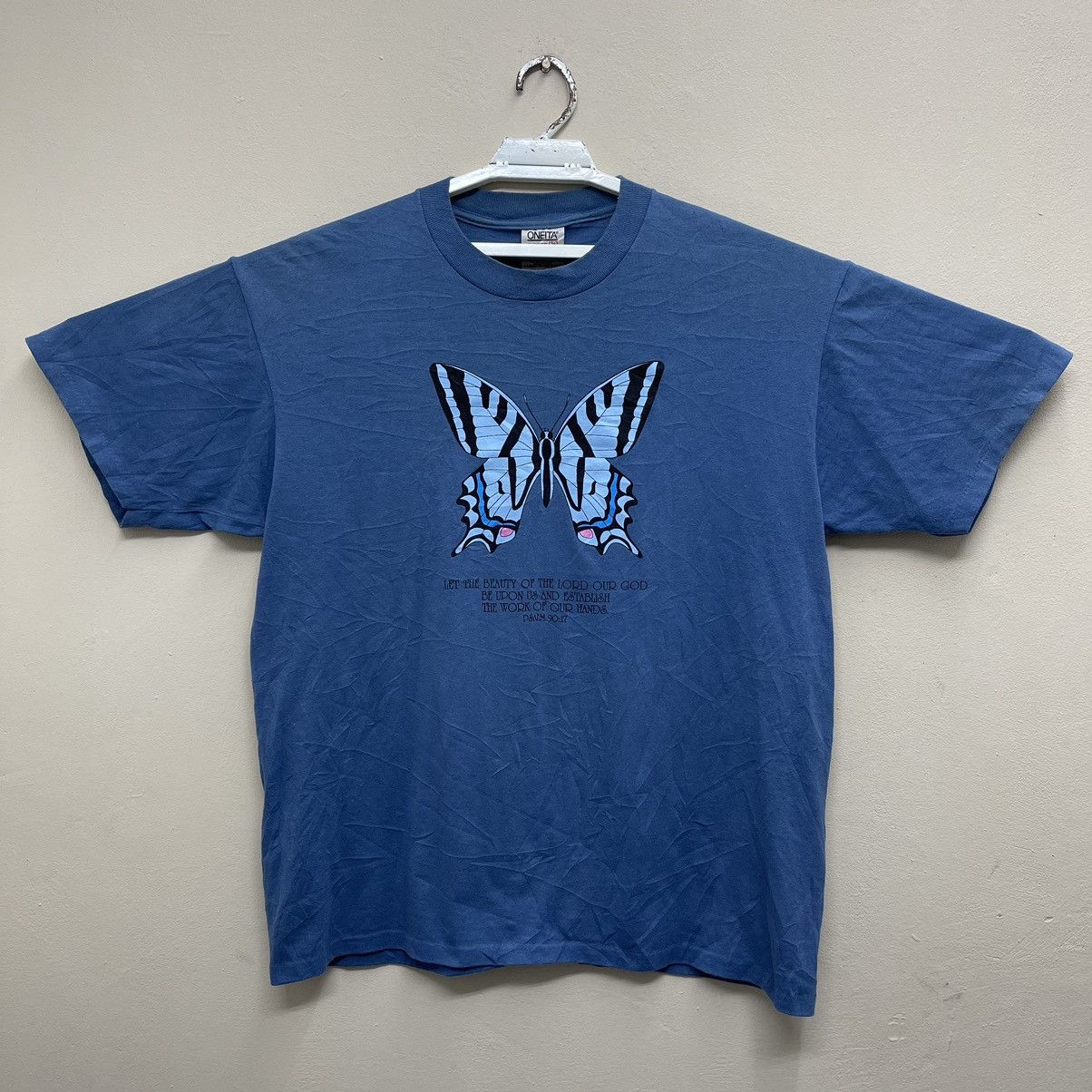 Vintage Vintage 90s Graphic Jesus T-Shirt Size US XL / EU 56 / 4 - 1 Thumbnail