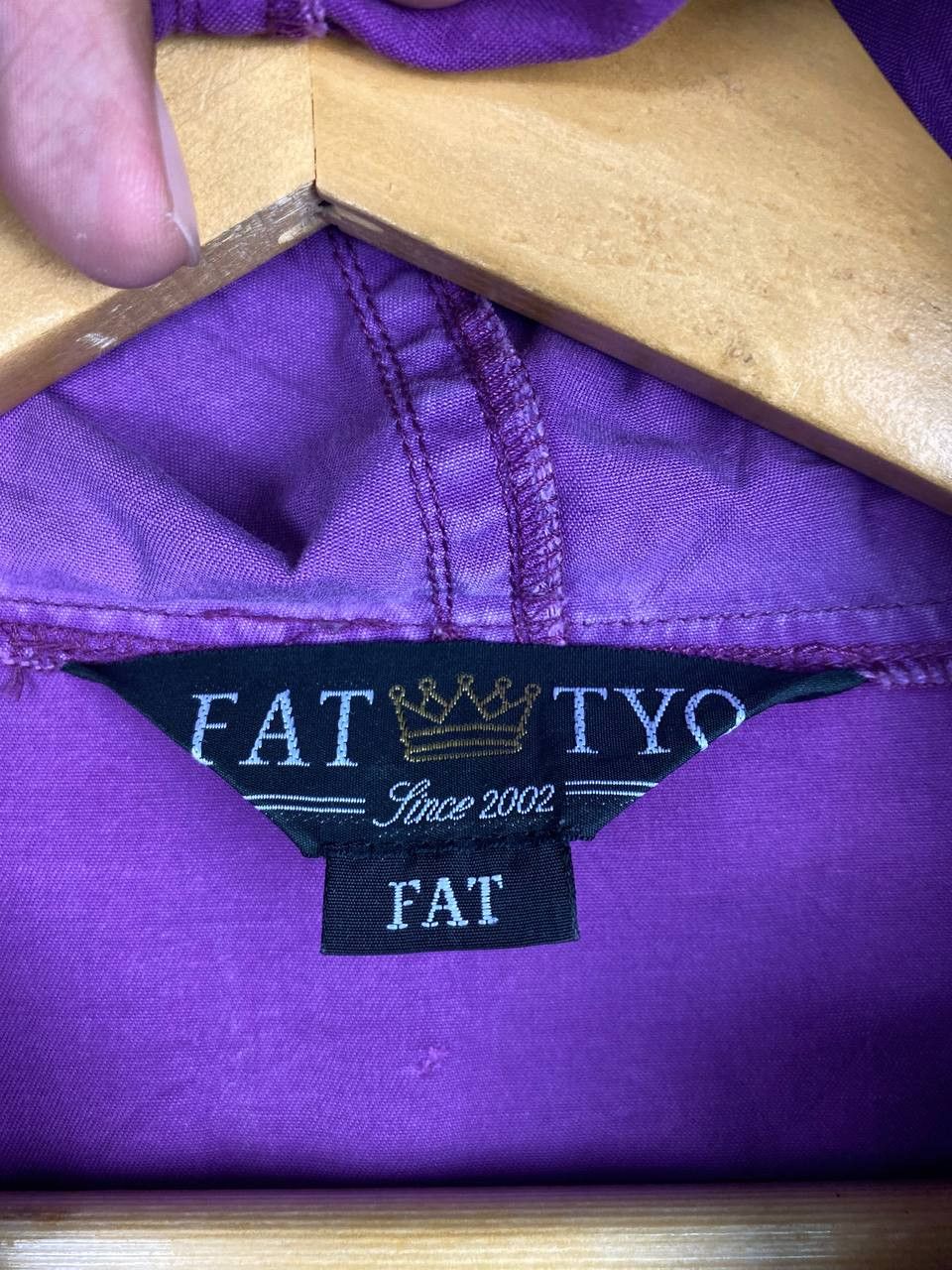 Fat Tokyo vintage fat tokyo hoody slightly faded Size US XL / EU 56 / 4 - 6 Thumbnail