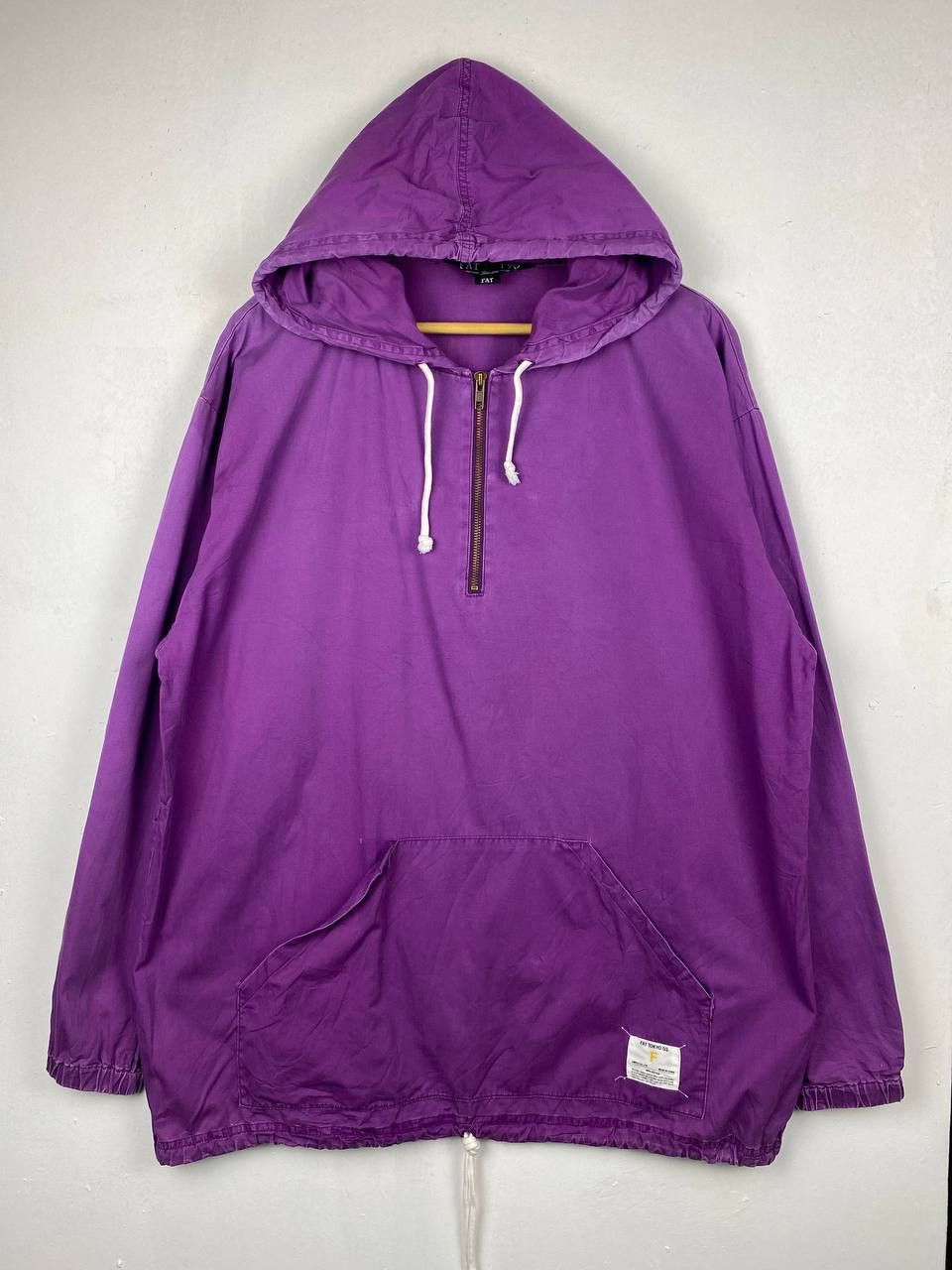 image of Avant Garde x Fat Tokyo Vintage Fat Tokyo Hoody Slightly Faded in Purple, Men's (Size XL)