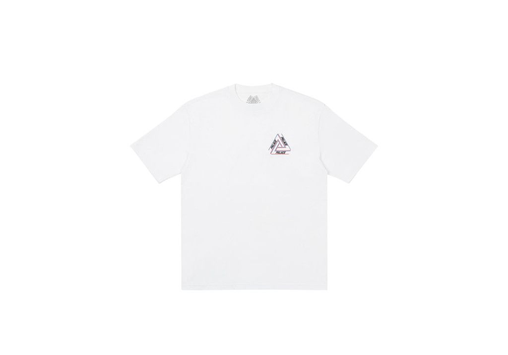 Palace 💚 2021 Palace Basically A Tri-Ferg T-Shirt White Medium NEW Size US M / EU 48-50 / 2 - 2 Thumbnail
