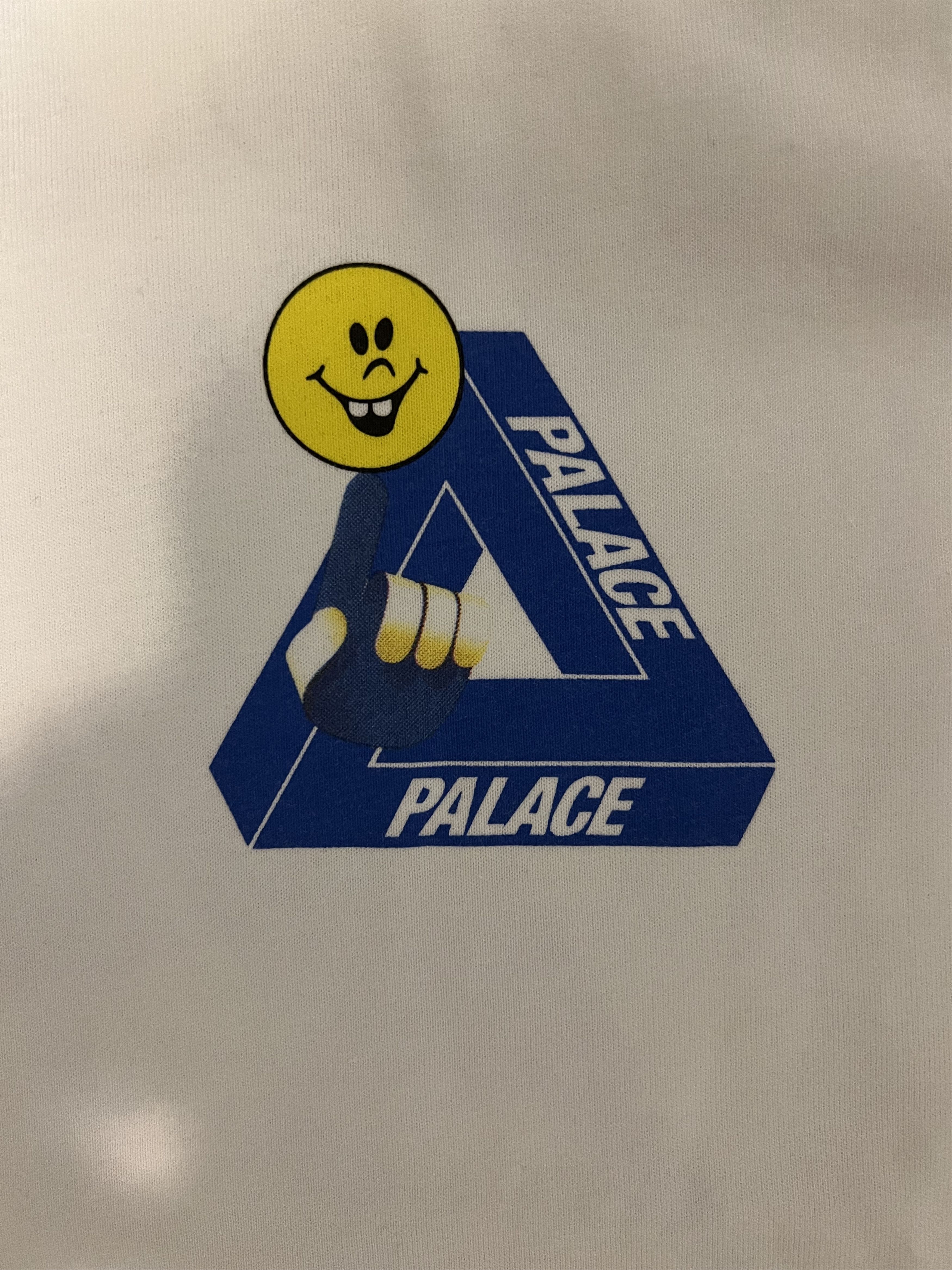 Palace 💚 2020 Palace Tri Smiler T-Shirt White Large NEW Size US L / EU 52-54 / 3 - 9 Thumbnail