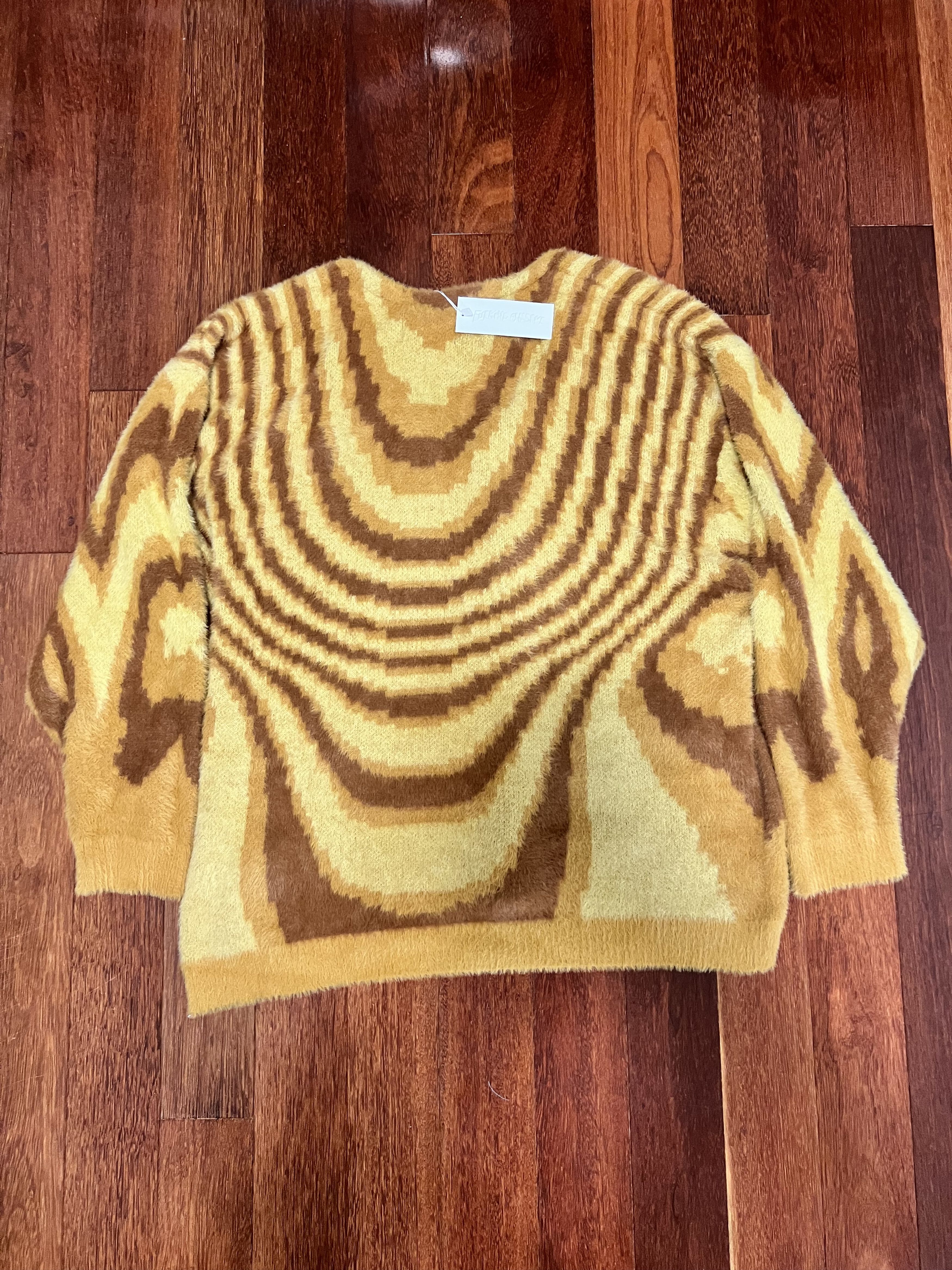 Fucking Awesome 💚 SS21 Fucking Awesome Acid Hairy Cardigan Camel Orange NEW Size US L / EU 52-54 / 3 - 9 Thumbnail