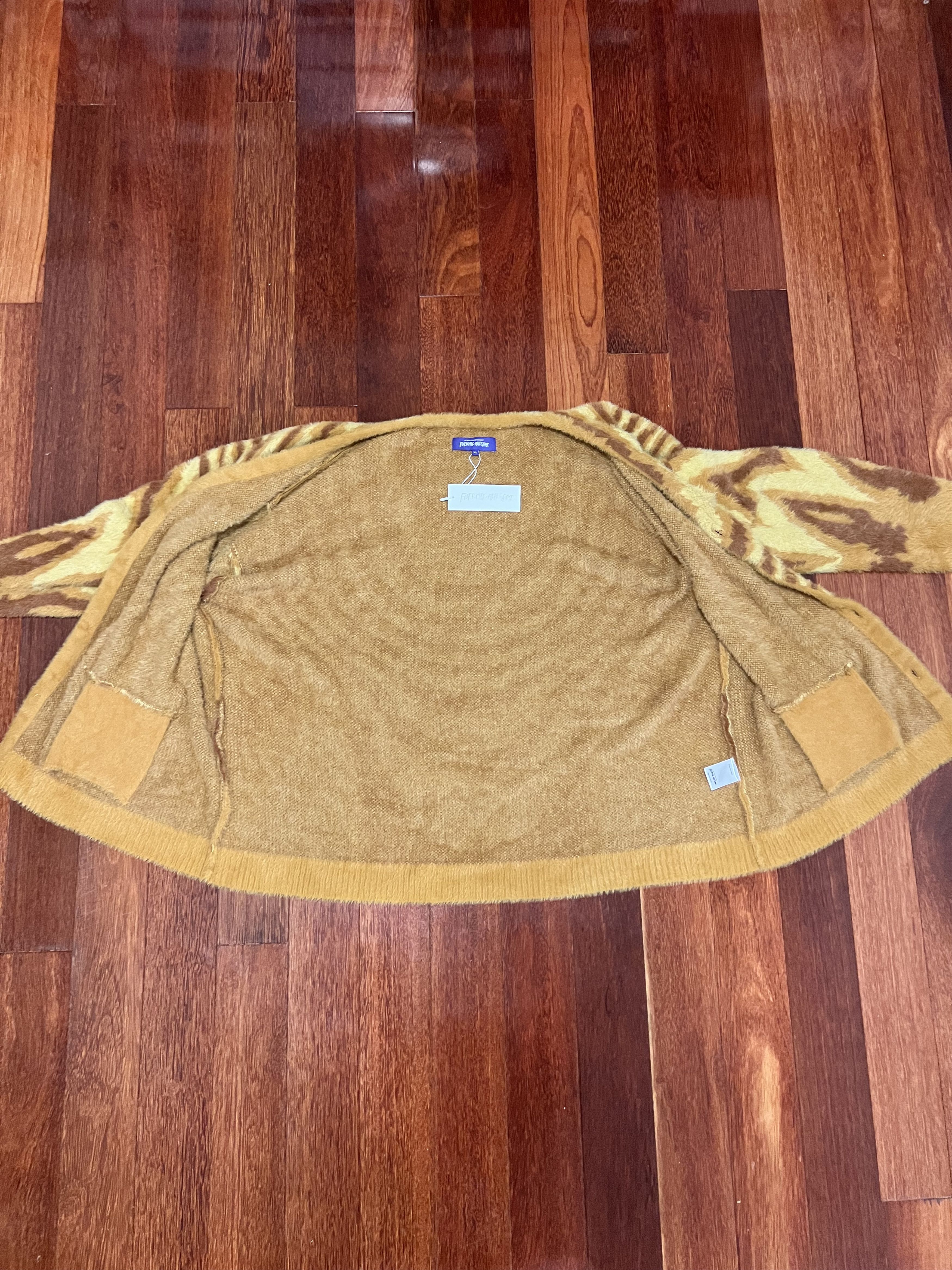 Fucking Awesome 💚 SS21 Fucking Awesome Acid Hairy Cardigan Camel Orange NEW Size US L / EU 52-54 / 3 - 10 Thumbnail