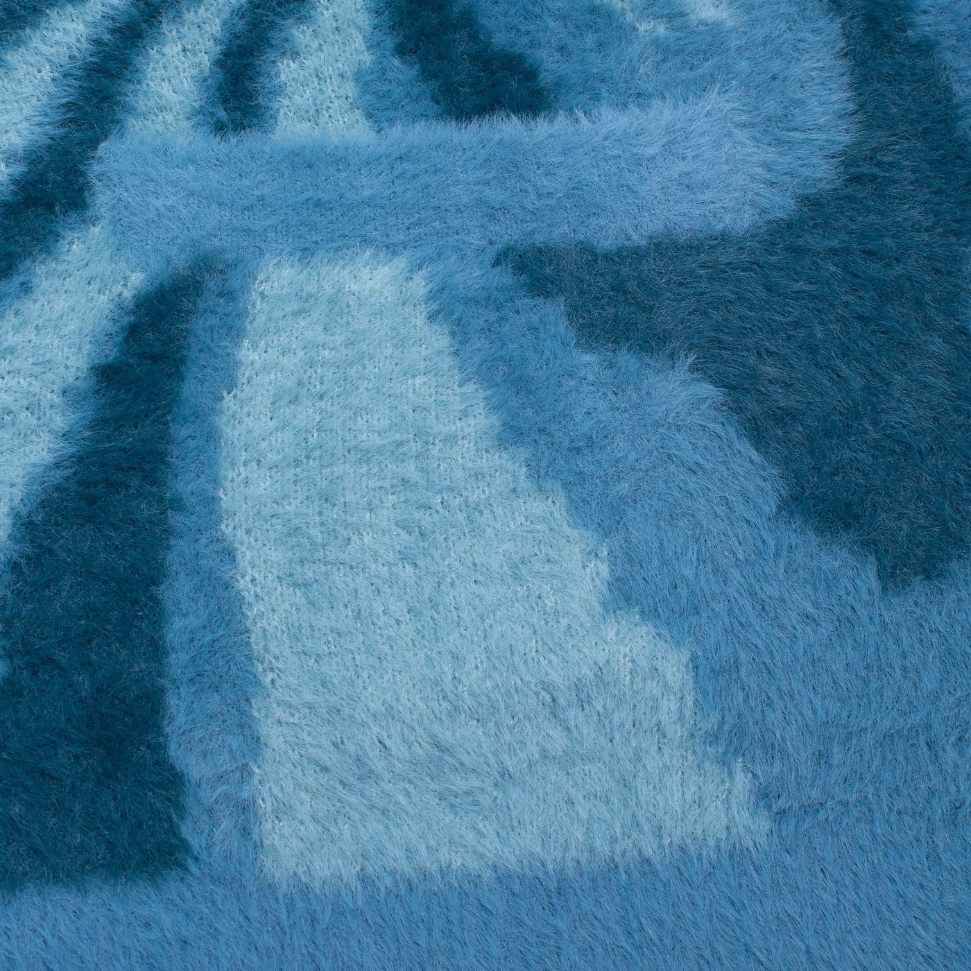 Fucking Awesome 💚 SS21 Fucking Awesome Acid Hairy Cardigan Teal Blue NEW Size US L / EU 52-54 / 3 - 6 Thumbnail