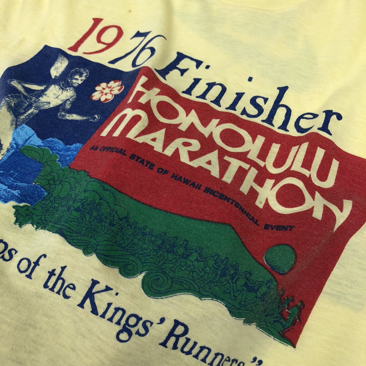 Nike 🔥Vintage Nike 1976 Finisher Honolulu Marathon Size US M / EU 48-50 / 2 - 6 Thumbnail