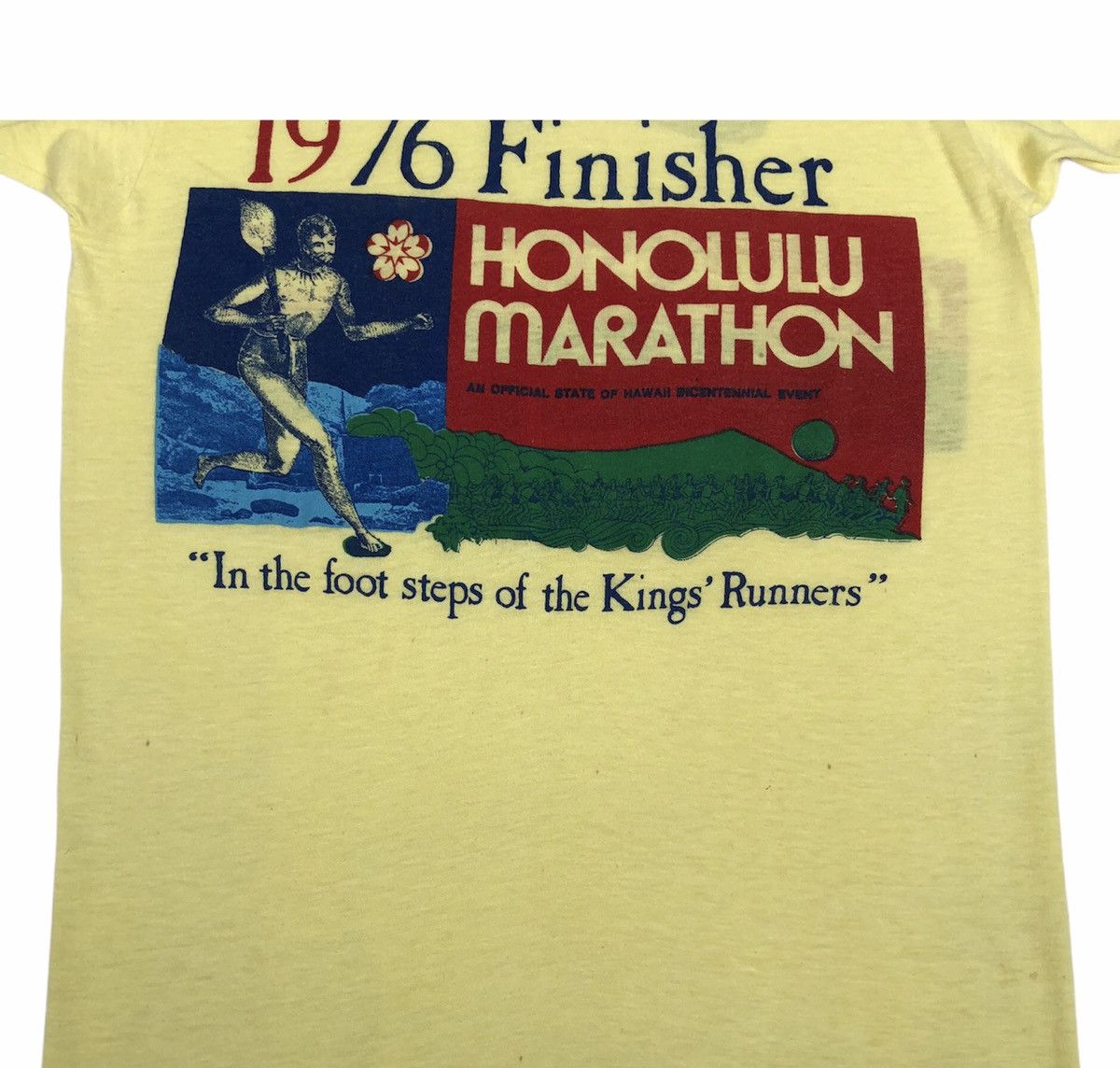 Nike 🔥Vintage Nike 1976 Finisher Honolulu Marathon Size US M / EU 48-50 / 2 - 5 Thumbnail