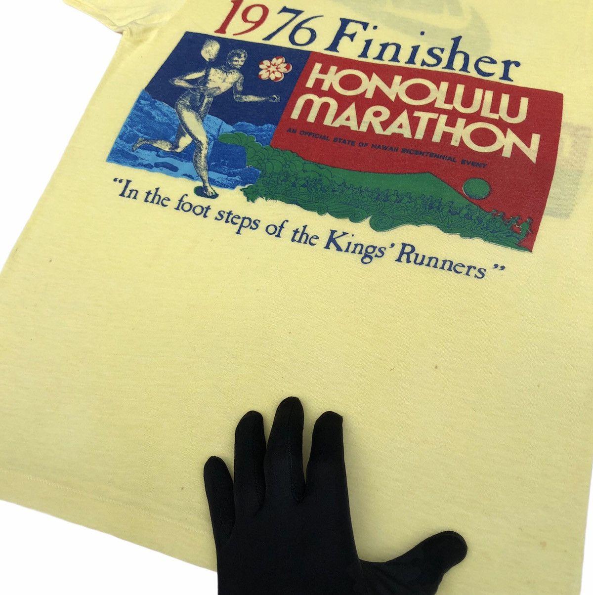 Nike 🔥Vintage Nike 1976 Finisher Honolulu Marathon Size US M / EU 48-50 / 2 - 11 Thumbnail
