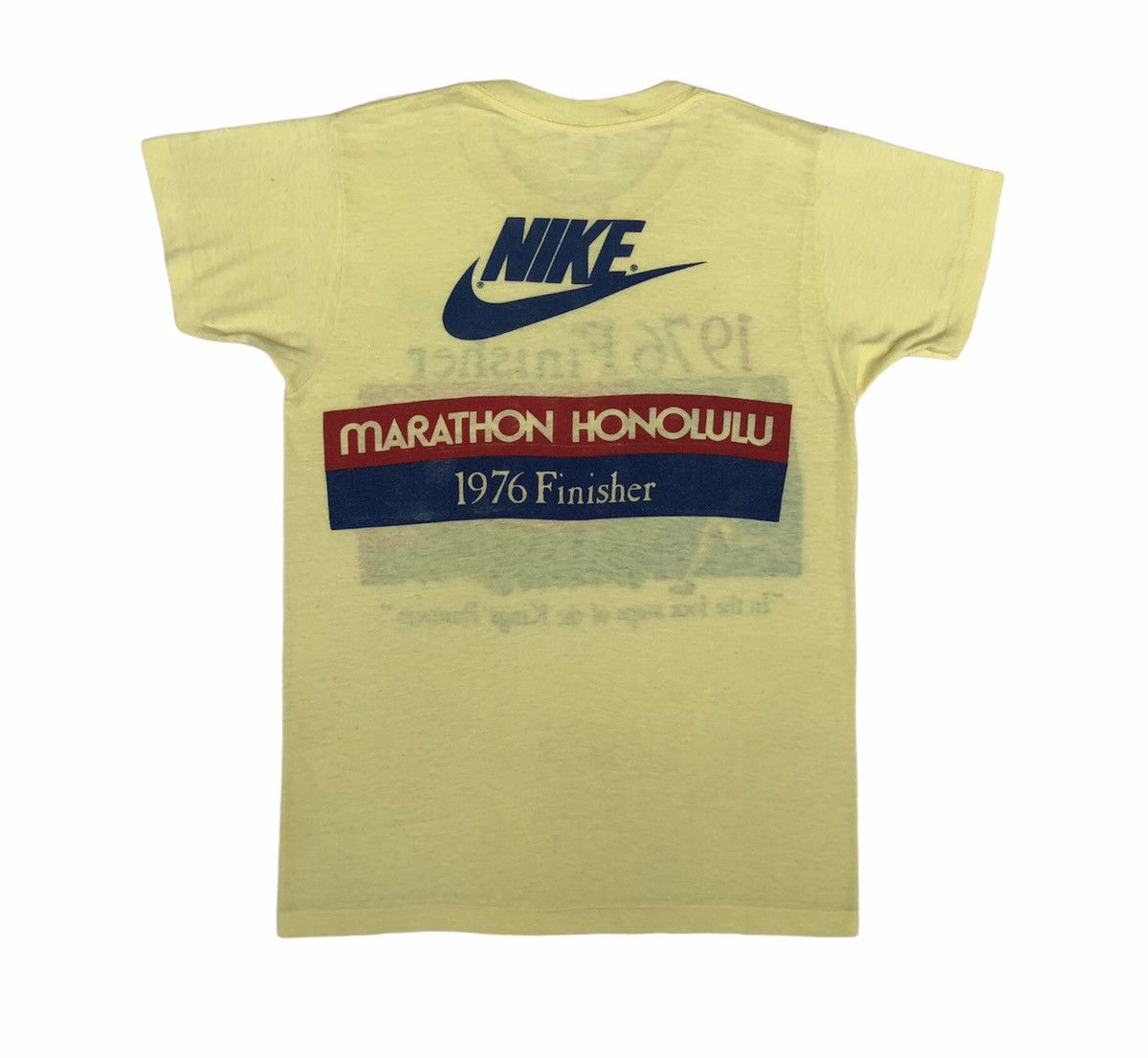 Nike 🔥Vintage Nike 1976 Finisher Honolulu Marathon Size US M / EU 48-50 / 2 - 2 Thumbnail