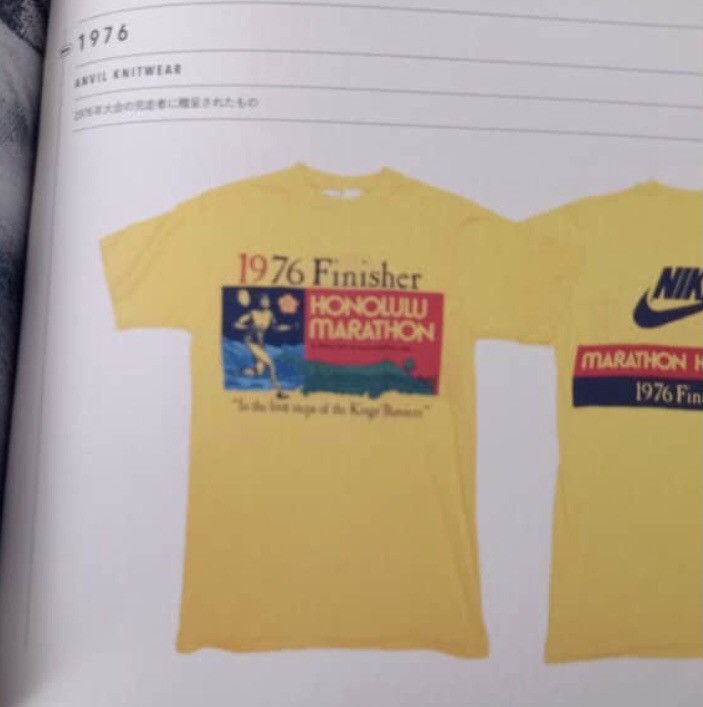 Nike 🔥Vintage Nike 1976 Finisher Honolulu Marathon Size US M / EU 48-50 / 2 - 14 Thumbnail
