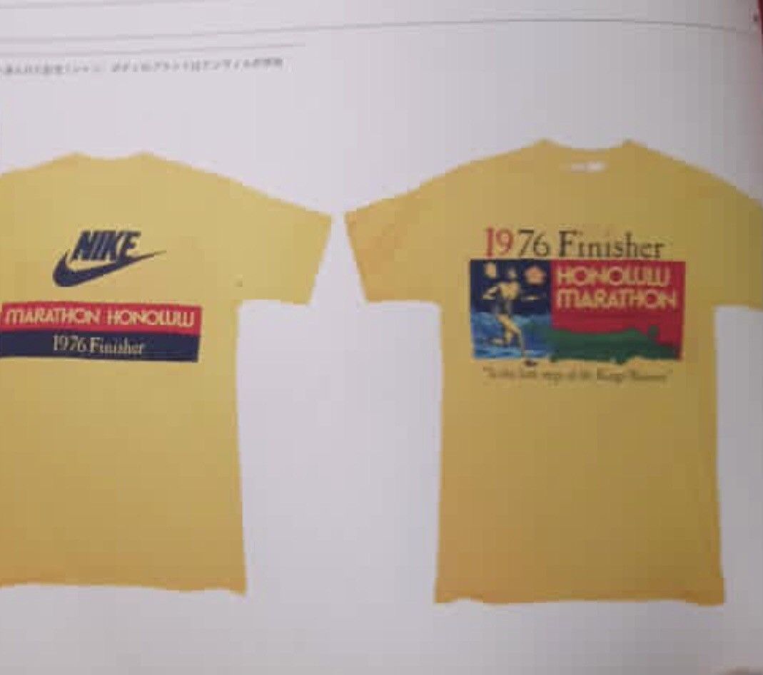 Nike 🔥Vintage Nike 1976 Finisher Honolulu Marathon Size US M / EU 48-50 / 2 - 13 Thumbnail