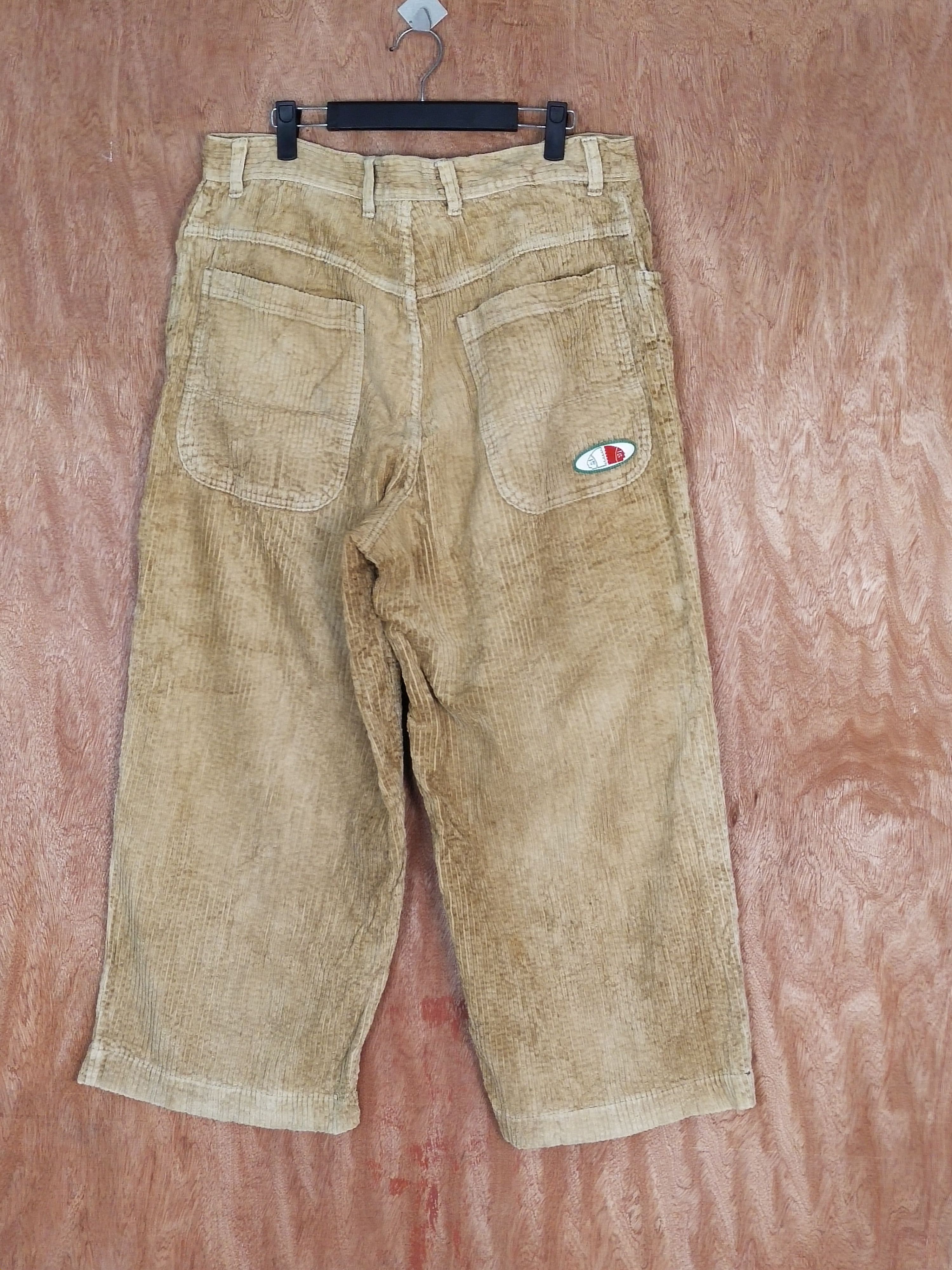 Japanese Brand Americanino brown corduroy cargo pants #S116 Size US 35 - 10 Thumbnail