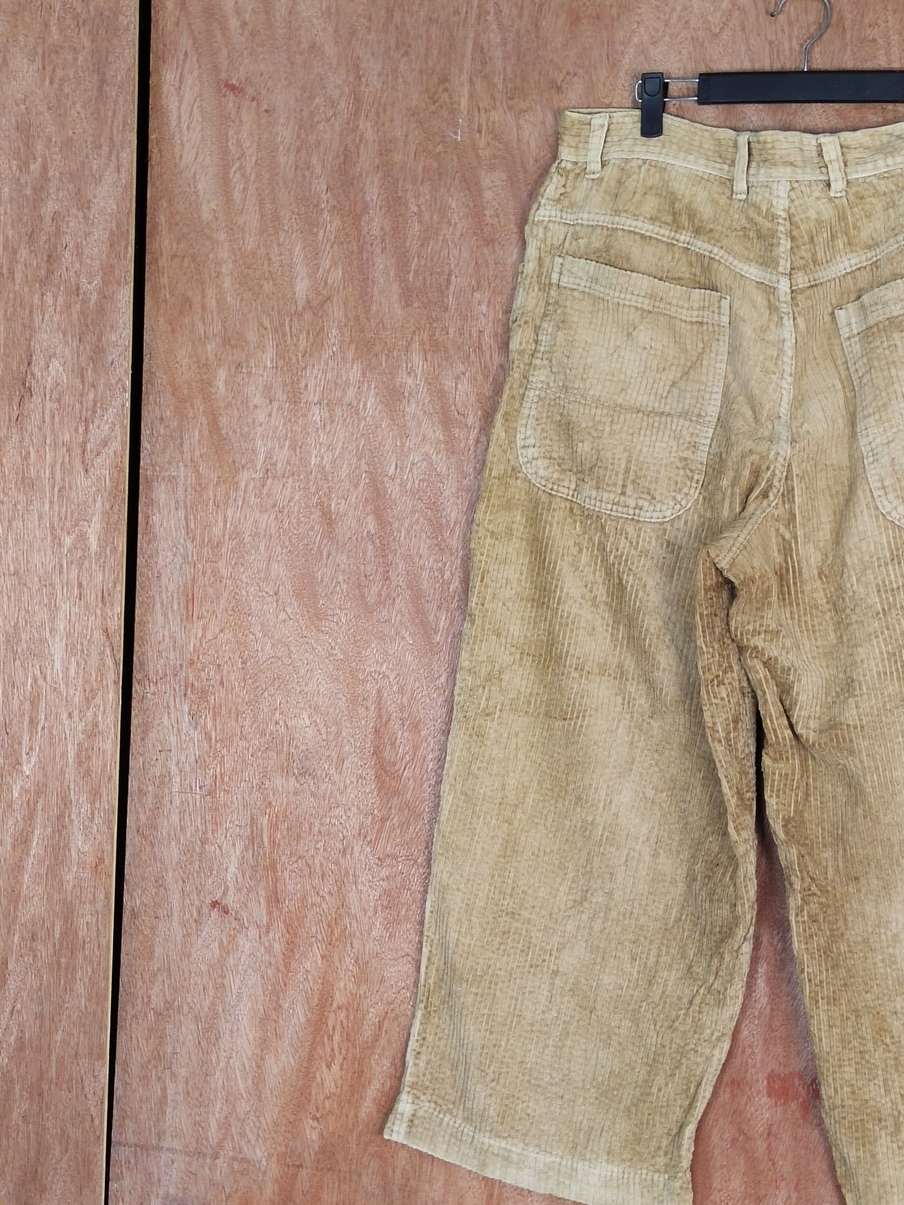 Japanese Brand Americanino brown corduroy cargo pants #S116 Size US 35 - 11 Thumbnail