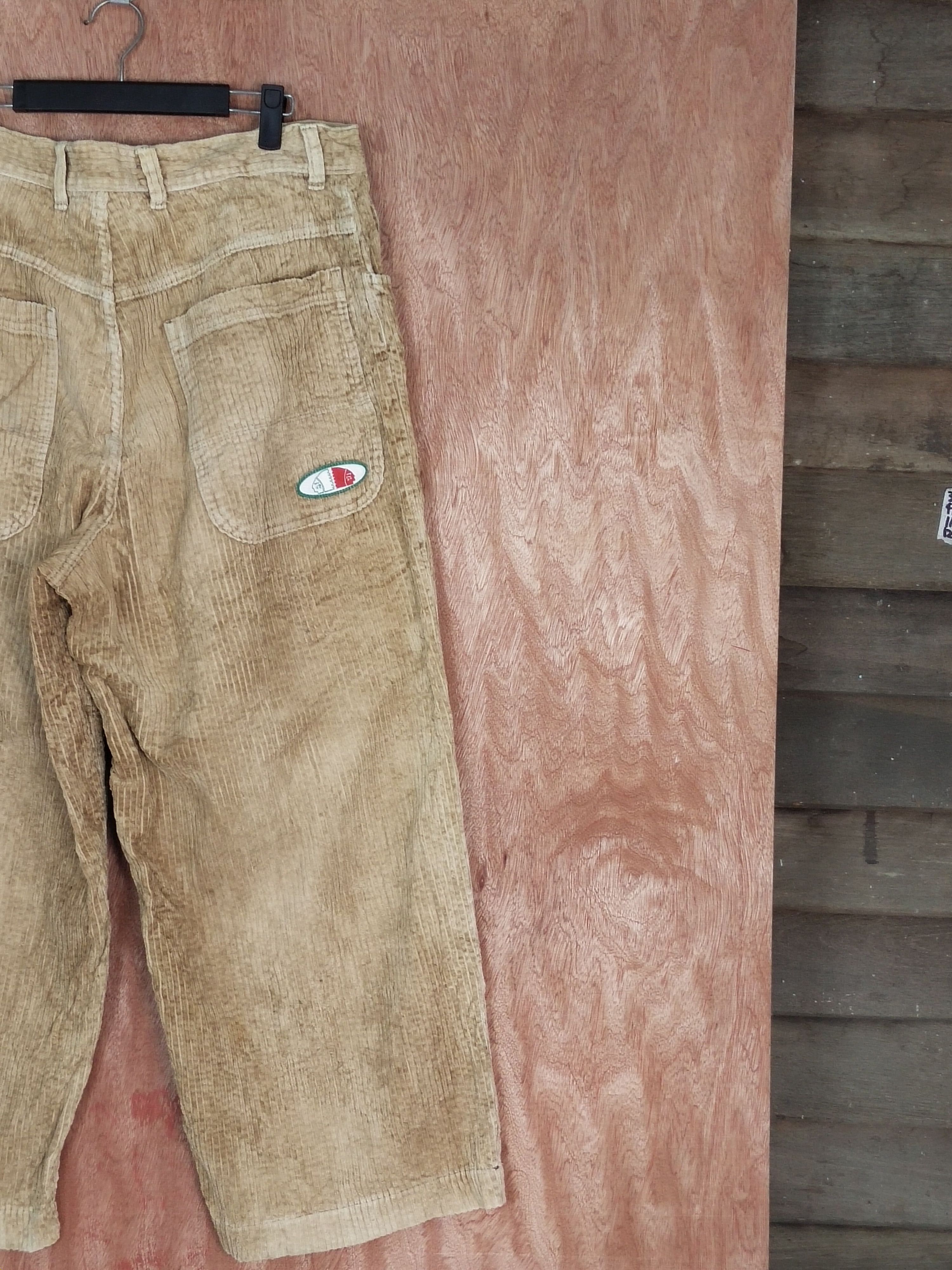 Japanese Brand Americanino brown corduroy cargo pants #S116 Size US 35 - 12 Thumbnail