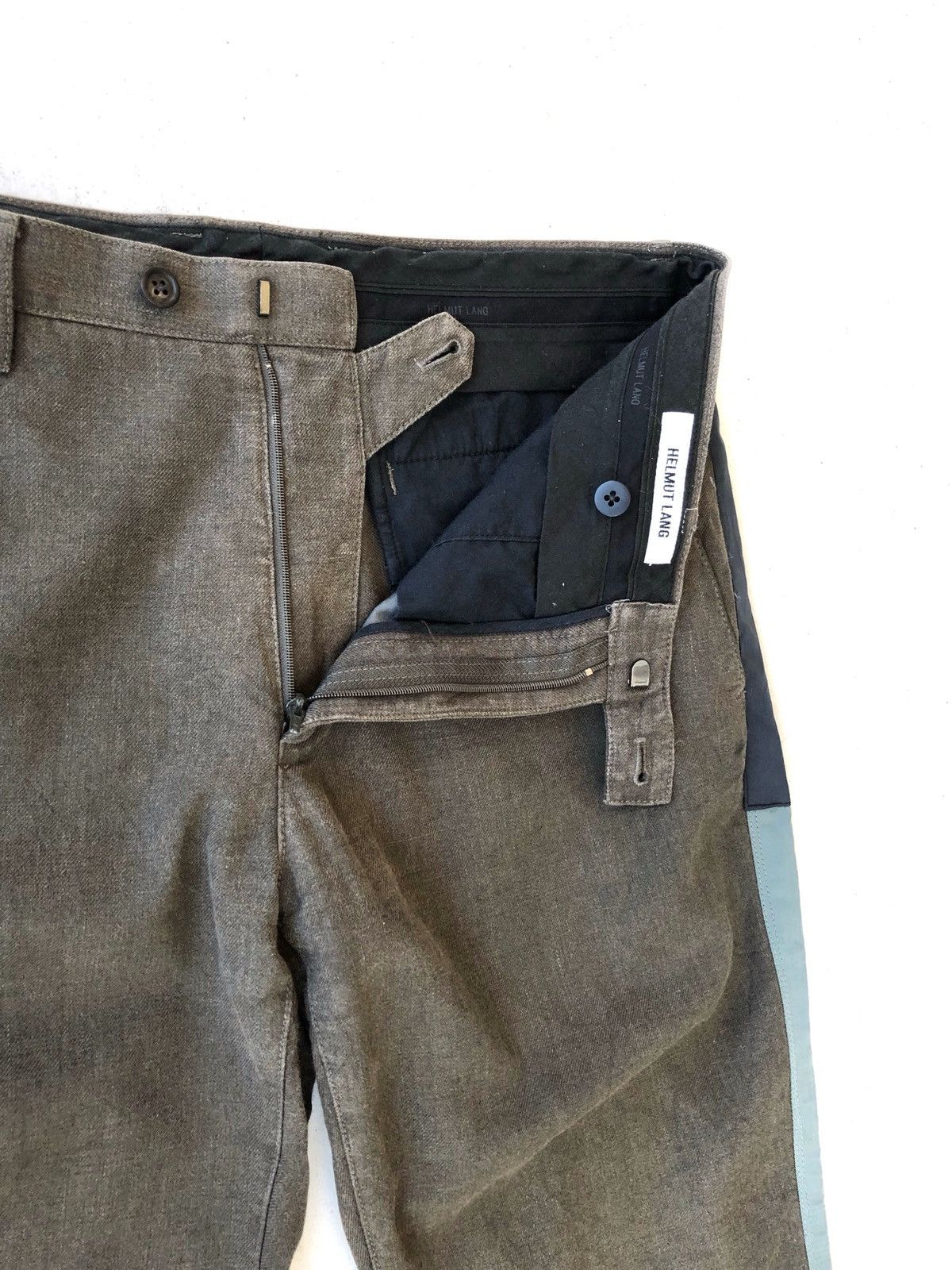 Helmut Lang OG Helmut Lang Side Tape Rayon Straight Cut Pants Size US 32 / EU 48 - 4 Thumbnail