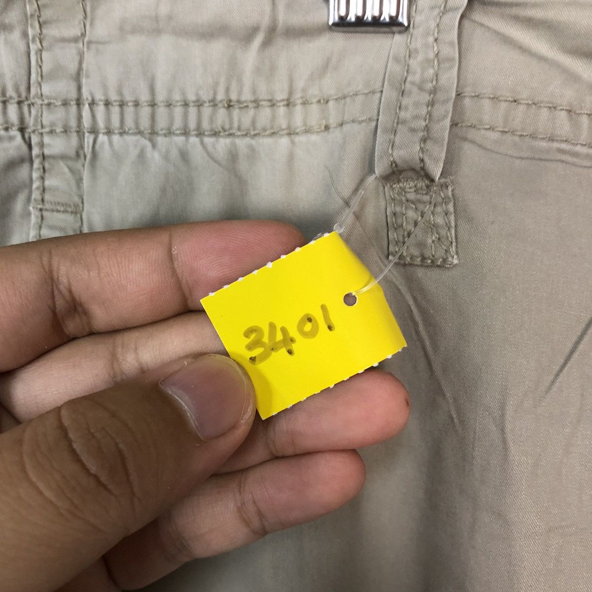 Japanese Brand Uniqlo Grey multipocket tactical utility Cargo Pants #3401 Size US 33 - 10 Thumbnail