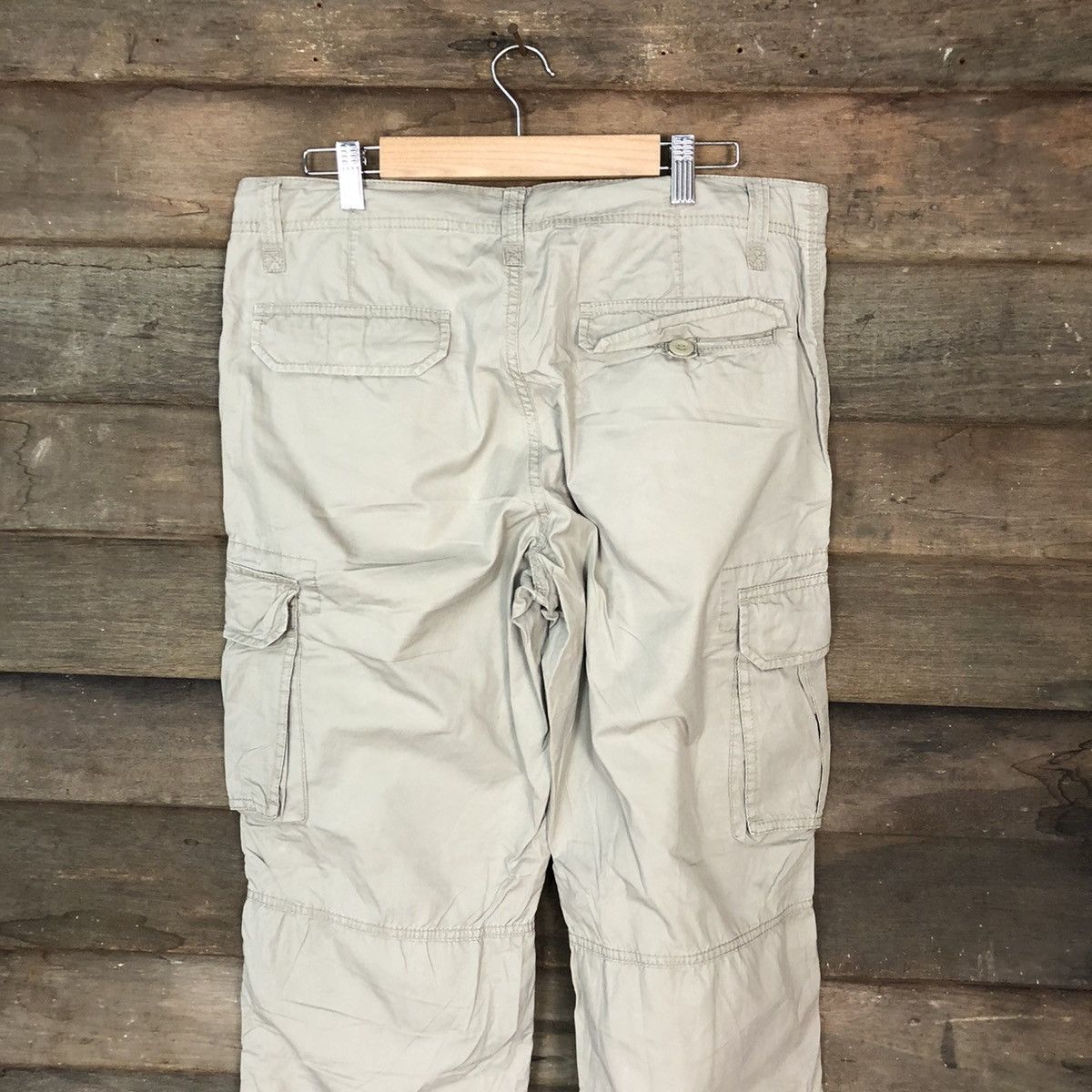 Japanese Brand Uniqlo Grey multipocket tactical utility Cargo Pants #3401 Size US 33 - 12 Thumbnail