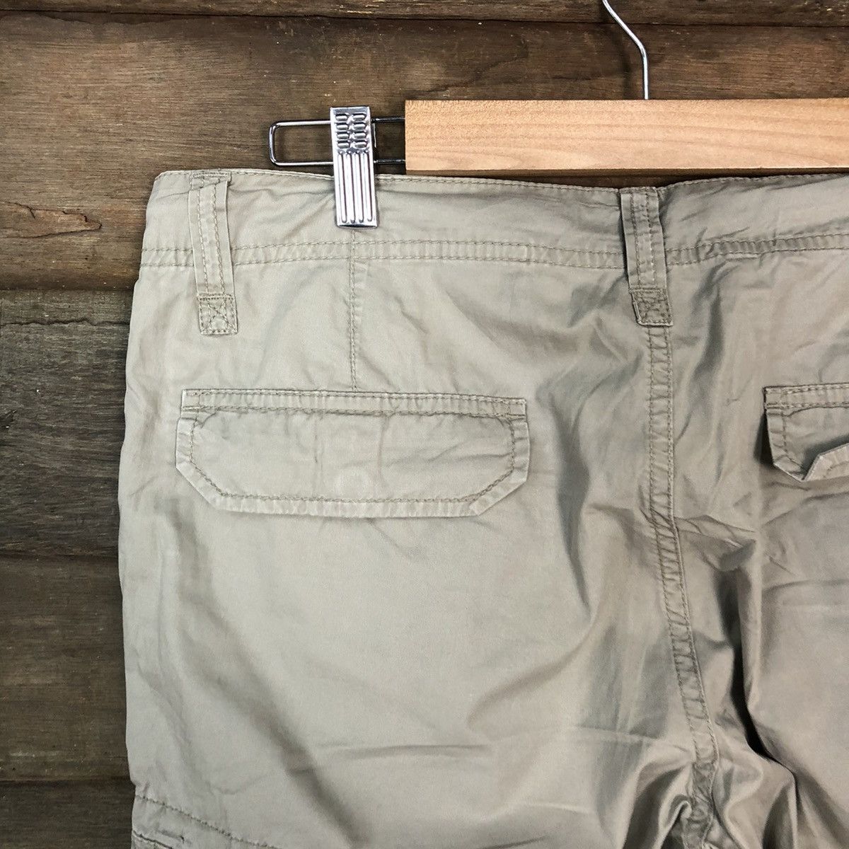 Japanese Brand Uniqlo Grey multipocket tactical utility Cargo Pants #3401 Size US 33 - 14 Thumbnail