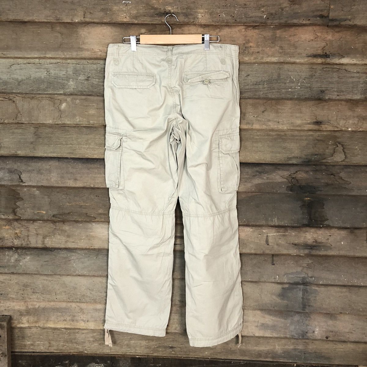 Japanese Brand Uniqlo Grey multipocket tactical utility Cargo Pants #3401 Size US 33 - 11 Thumbnail