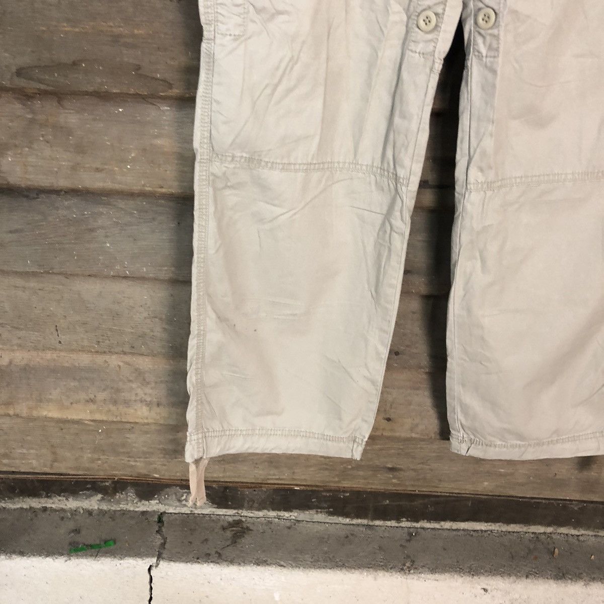 Japanese Brand Uniqlo Grey multipocket tactical utility Cargo Pants #3401 Size US 33 - 8 Thumbnail