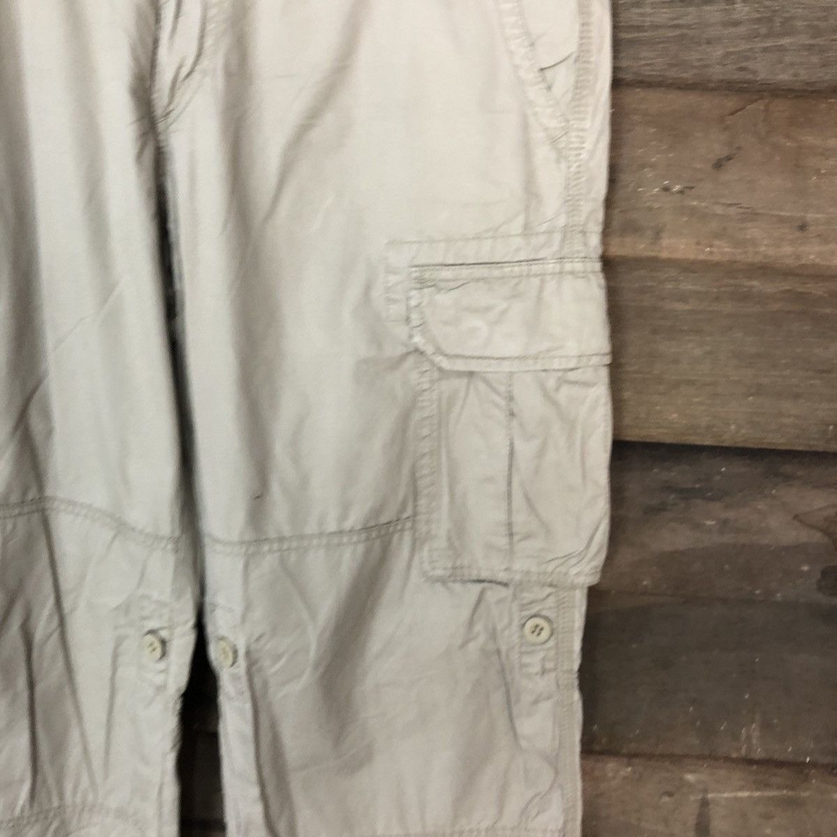 Japanese Brand Uniqlo Grey multipocket tactical utility Cargo Pants #3401 Size US 33 - 7 Thumbnail