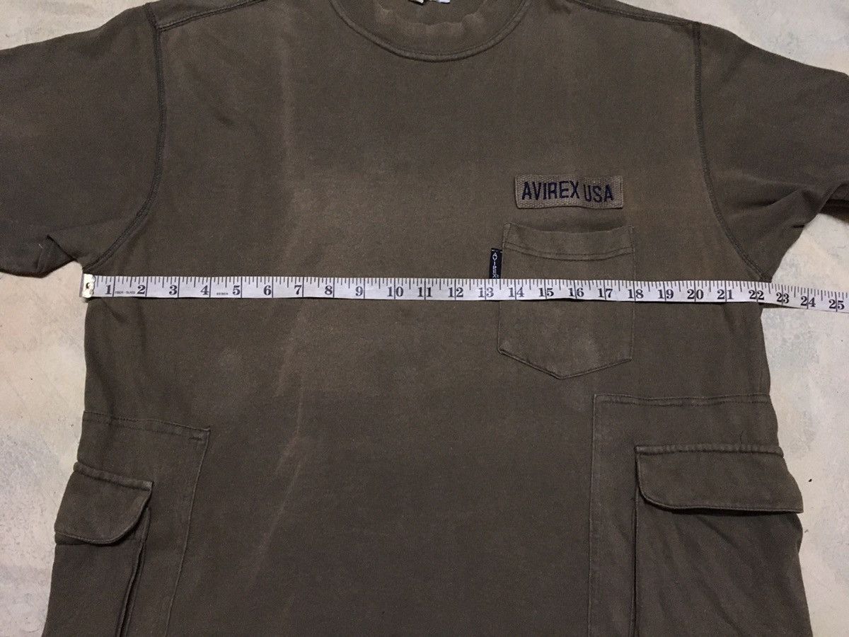 Avirex Vintage Avirex T Shirt Double Pockets Army Military Style Size US M / EU 48-50 / 2 - 12 Thumbnail
