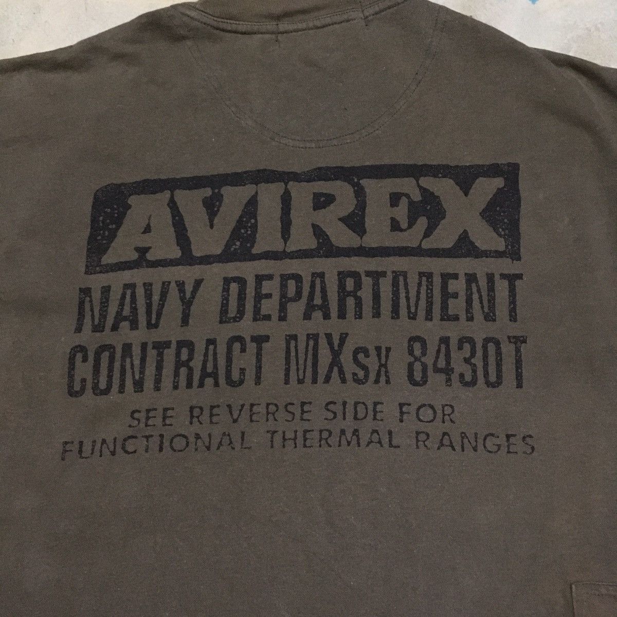 Avirex Vintage Avirex T Shirt Double Pockets Army Military Style Size US M / EU 48-50 / 2 - 3 Thumbnail