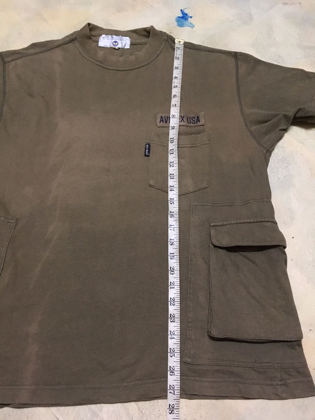 Avirex Vintage Avirex T Shirt Double Pockets Army Military Style Size US M / EU 48-50 / 2 - 14 Thumbnail