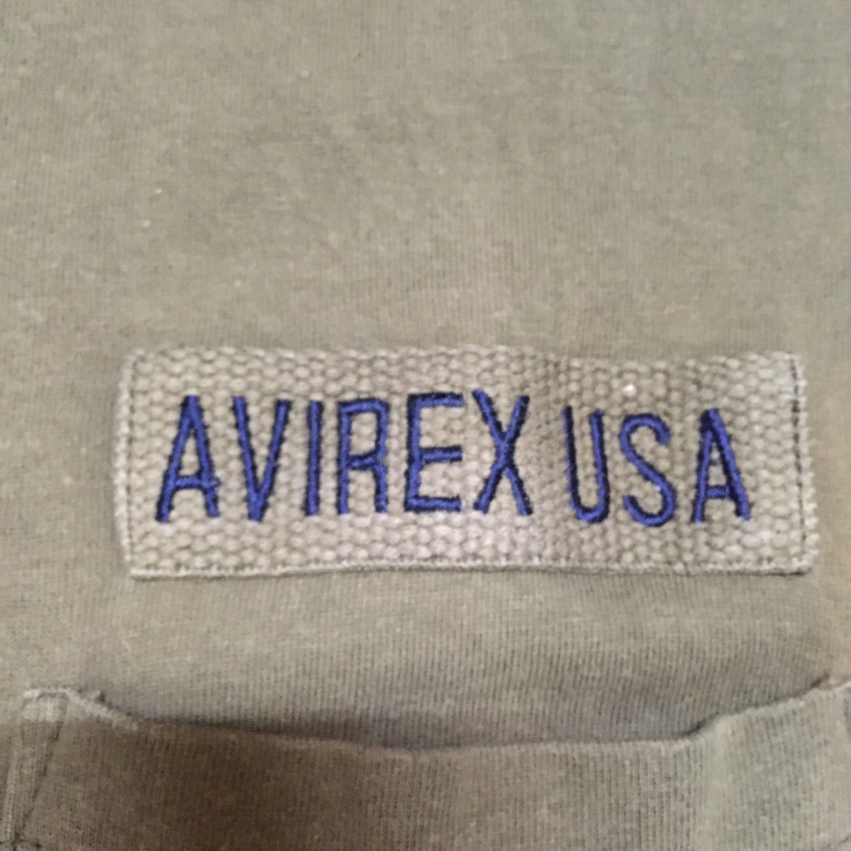 Avirex Vintage Avirex T Shirt Double Pockets Army Military Style Size US M / EU 48-50 / 2 - 8 Thumbnail