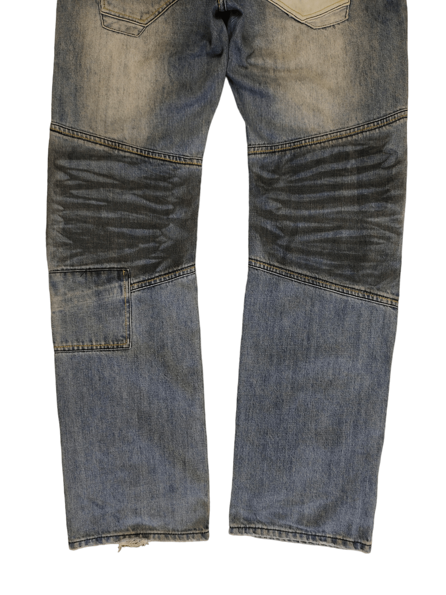 Hysteric Glamour × Undercover Twenty Works Japan Patchwork Zipper Denim Jeans Size US 37 - 6 Thumbnail