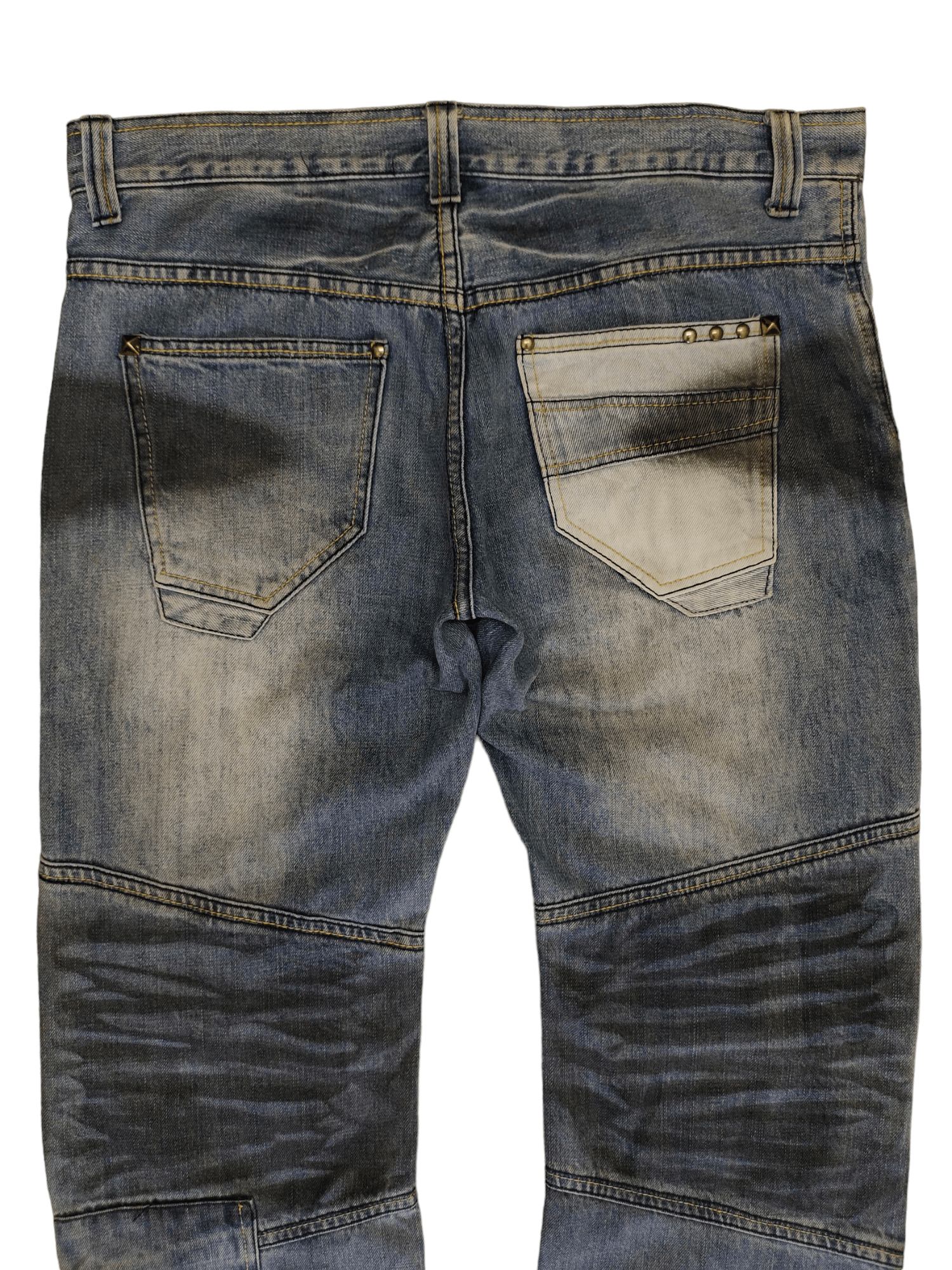 Hysteric Glamour × Undercover Twenty Works Japan Patchwork Zipper Denim Jeans Size US 37 - 3 Thumbnail