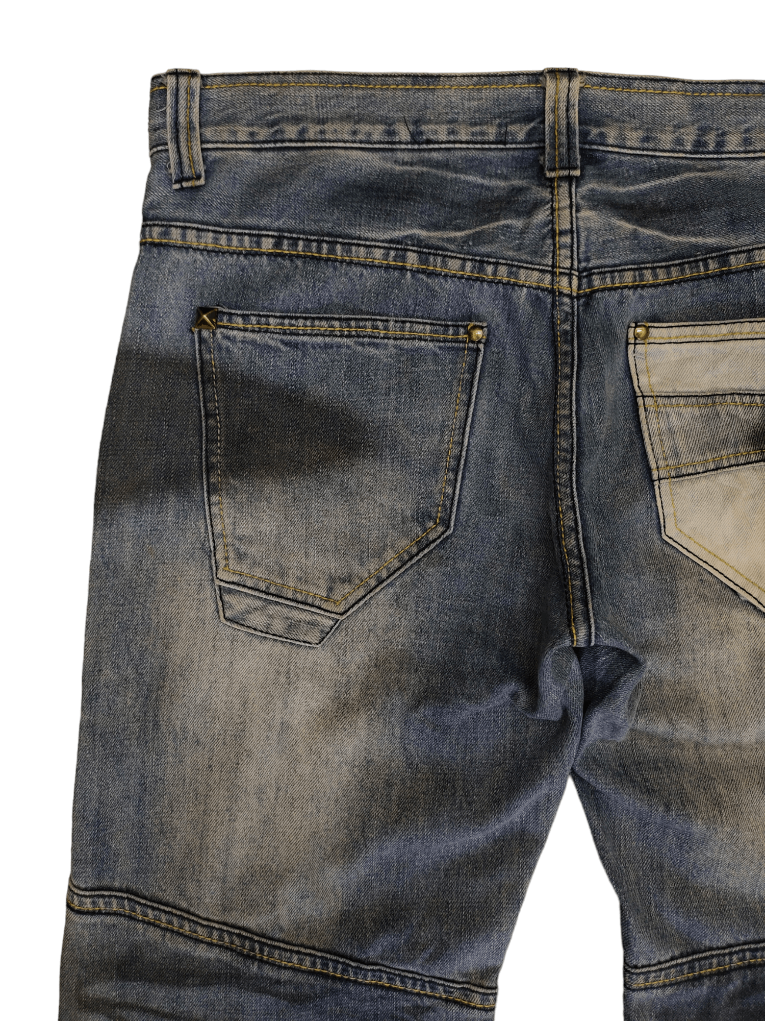 Hysteric Glamour × Undercover Twenty Works Japan Patchwork Zipper Denim Jeans Size US 37 - 5 Thumbnail
