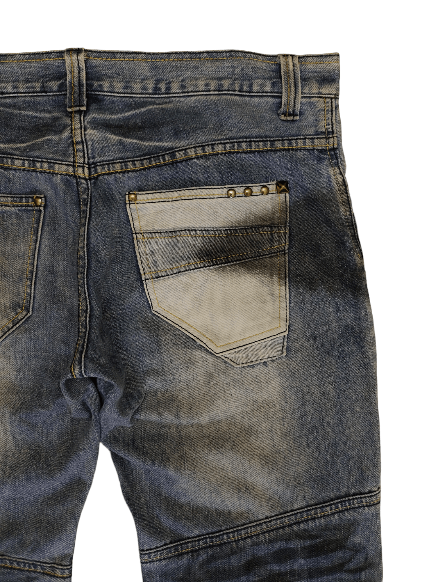 Hysteric Glamour × Undercover Twenty Works Japan Patchwork Zipper Denim Jeans Size US 37 - 4 Thumbnail