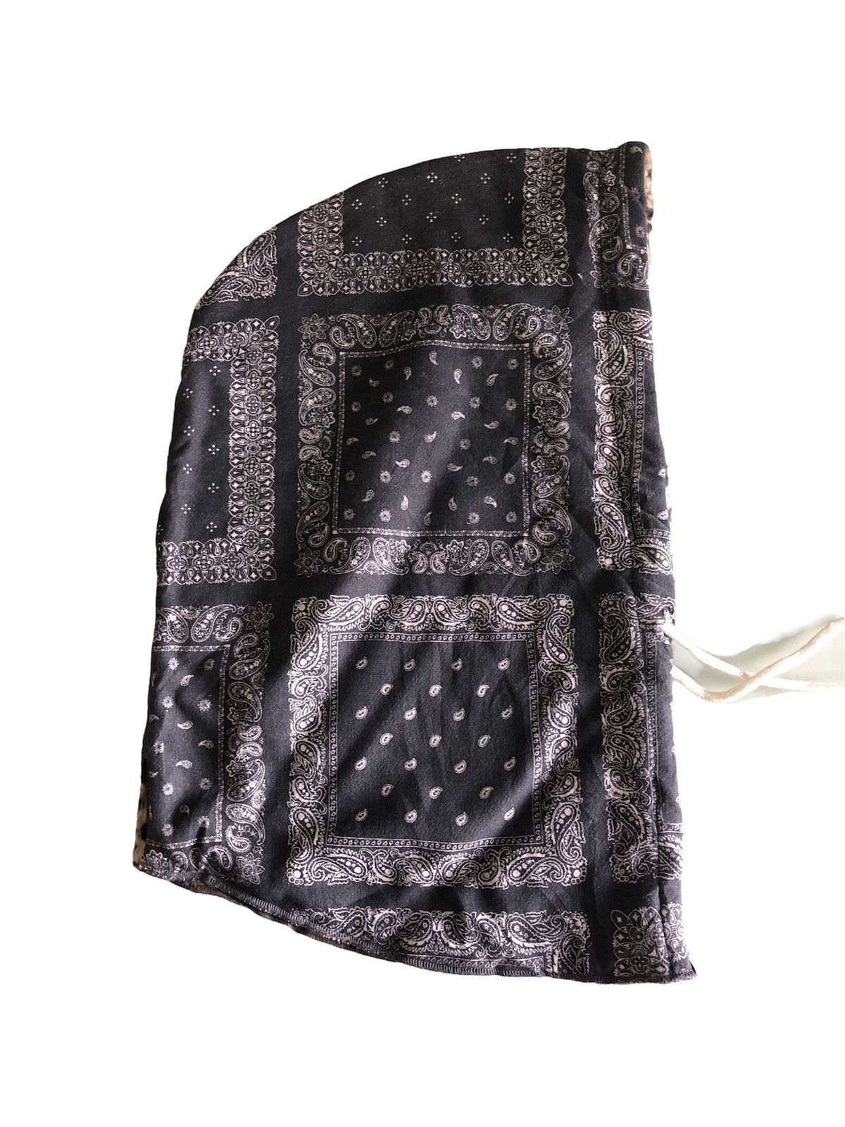 Japanese Brand Vintage Kabri Paisley Balaclava Hoodie Like Kapital Size ONE SIZE - 4 Thumbnail