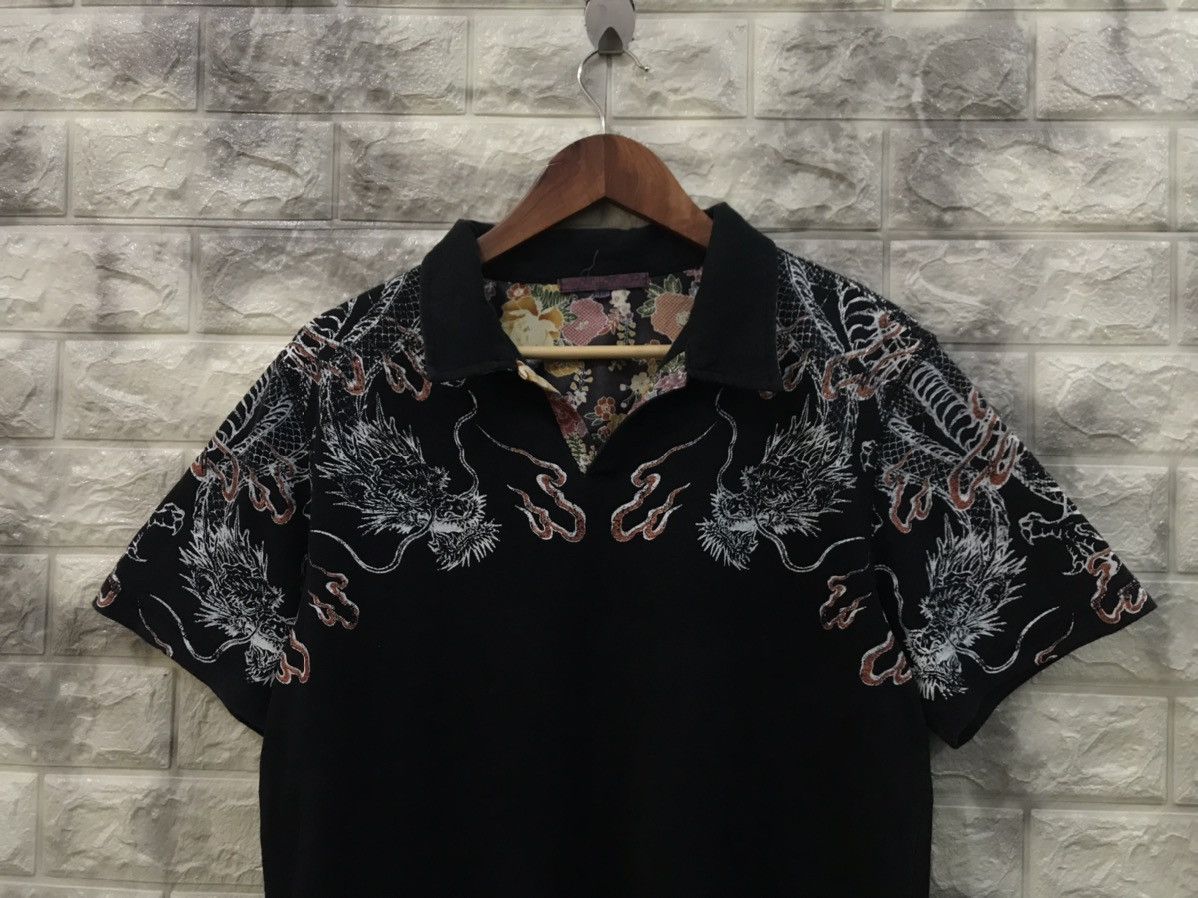 Japanese Brand Vintage Japanesse Sukajan Polo Size US L / EU 52-54 / 3 - 1 Thumbnail