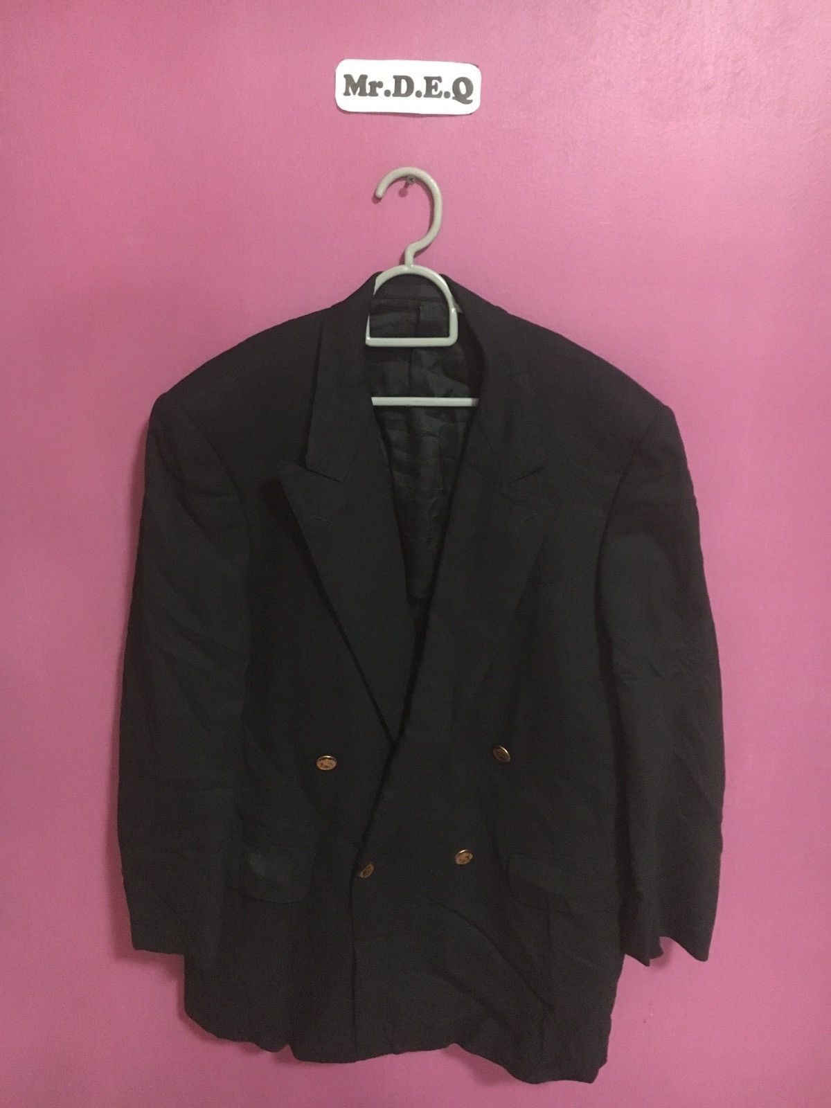 Burberry VINTAGE BURBERRYS BLACK SIZE M COAT Size 40R - 1 Thumbnail