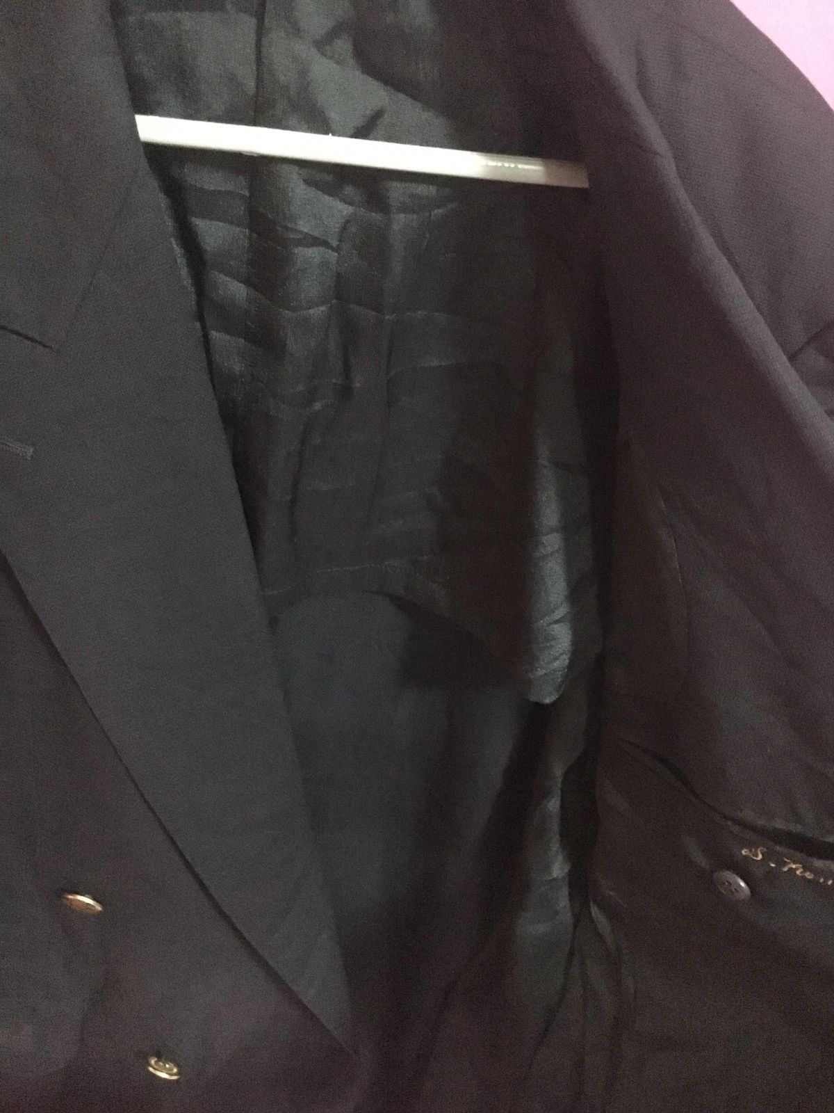 Burberry VINTAGE BURBERRYS BLACK SIZE M COAT Size 40R - 8 Thumbnail