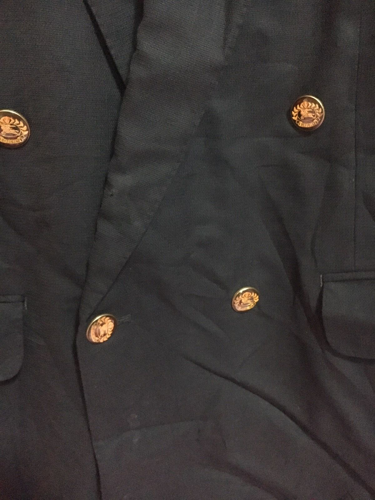 Burberry VINTAGE BURBERRYS BLACK SIZE M COAT Size 40R - 6 Thumbnail