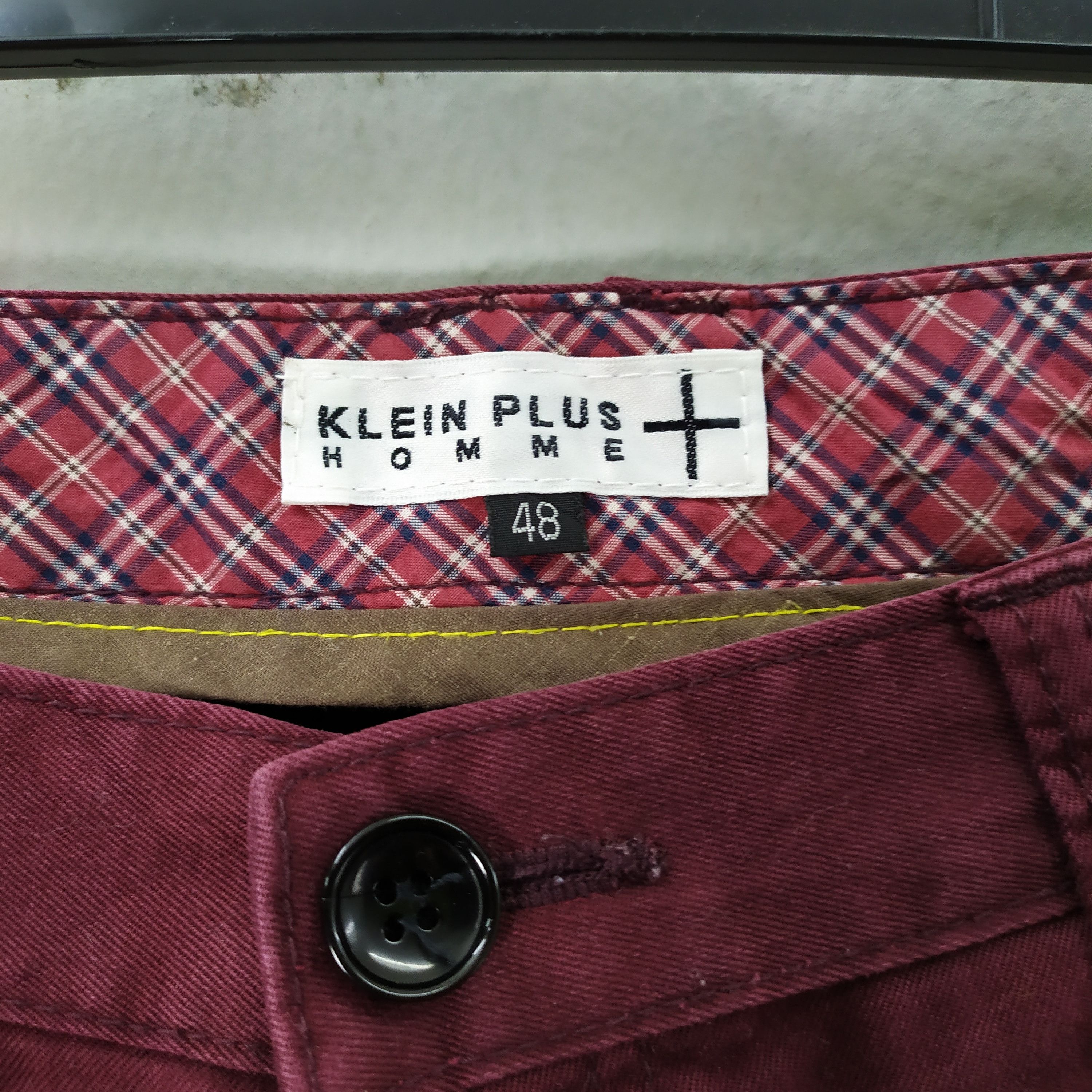 Japanese Brand KLEIN PLUS HOMME MAROON CARGO PANTS MULTIPOCKET TACTICAL Size US 32 / EU 48 - 15 Thumbnail