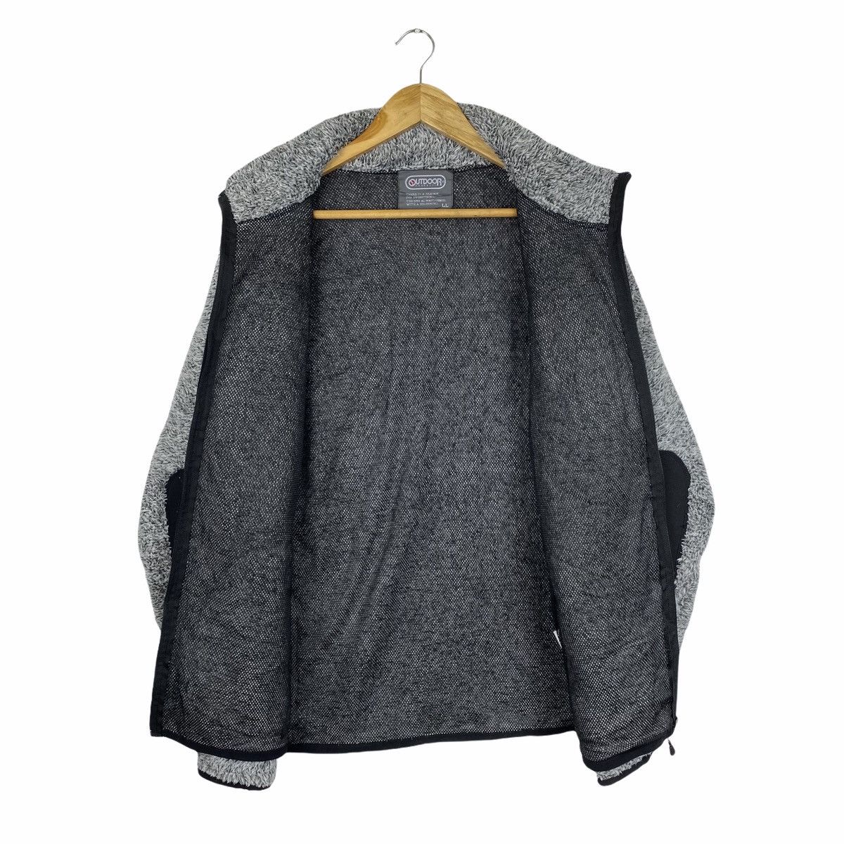 Vintage OUTDOOR Retro Classic-X Elbow Patched Fleece Sweater Jacket Size US L / EU 52-54 / 3 - 3 Thumbnail