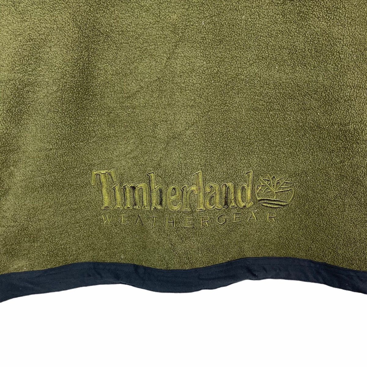 Timberland × Vintage VINTAGE TIMBERLAND OUTDOOR BIG LOGO FLEECE ZIPPER SWEATER Size US M / EU 48-50 / 2 - 5 Thumbnail