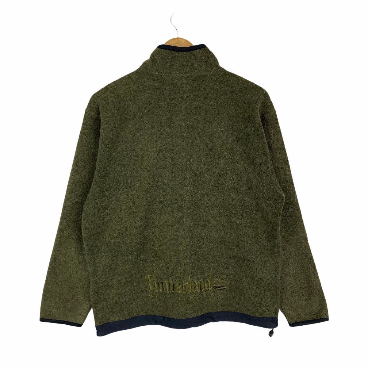 Timberland × Vintage VINTAGE TIMBERLAND OUTDOOR BIG LOGO FLEECE ZIPPER SWEATER Size US M / EU 48-50 / 2 - 2 Thumbnail